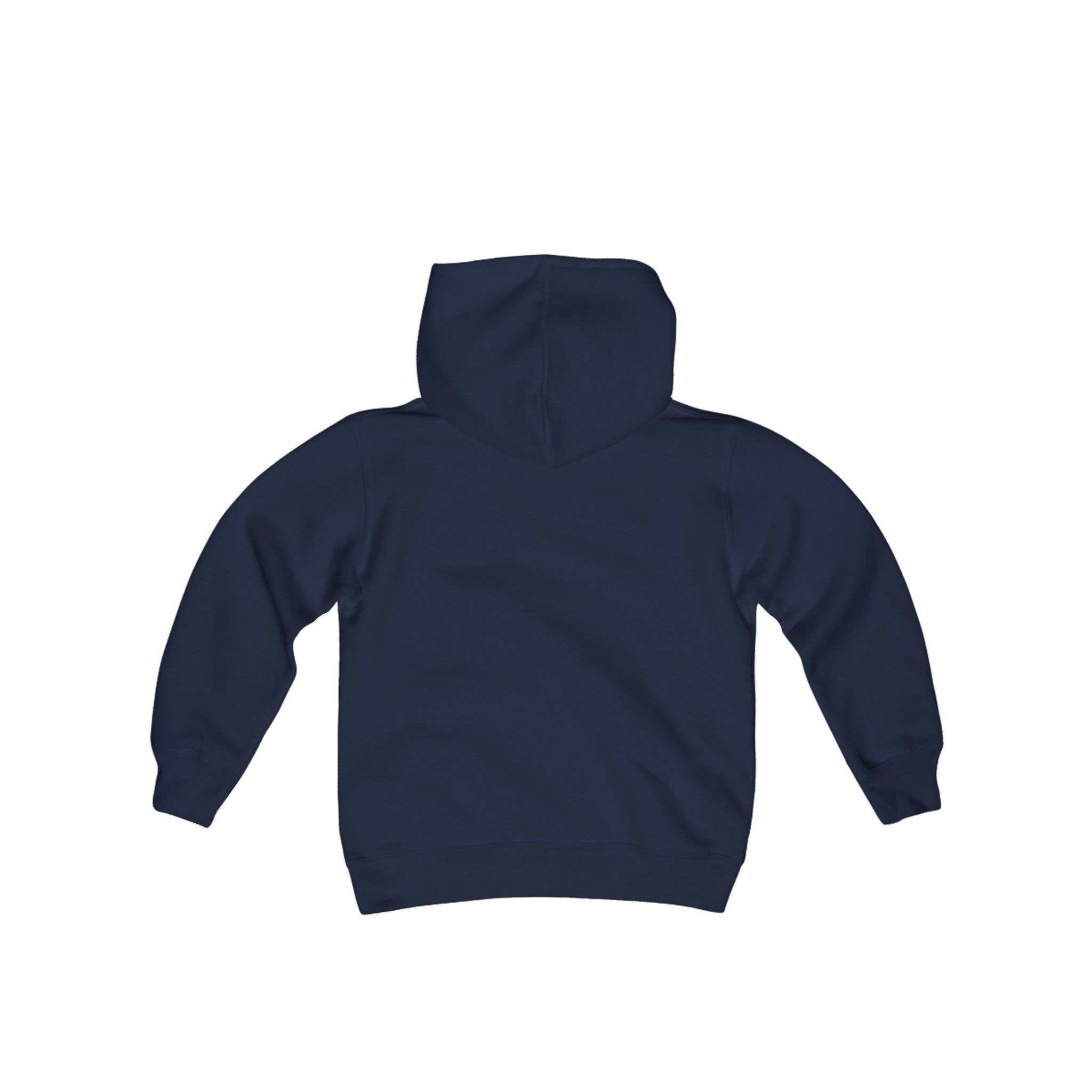 Youth Heavy Blend Hooded Sweatshirt White Logo - Monette Taylor