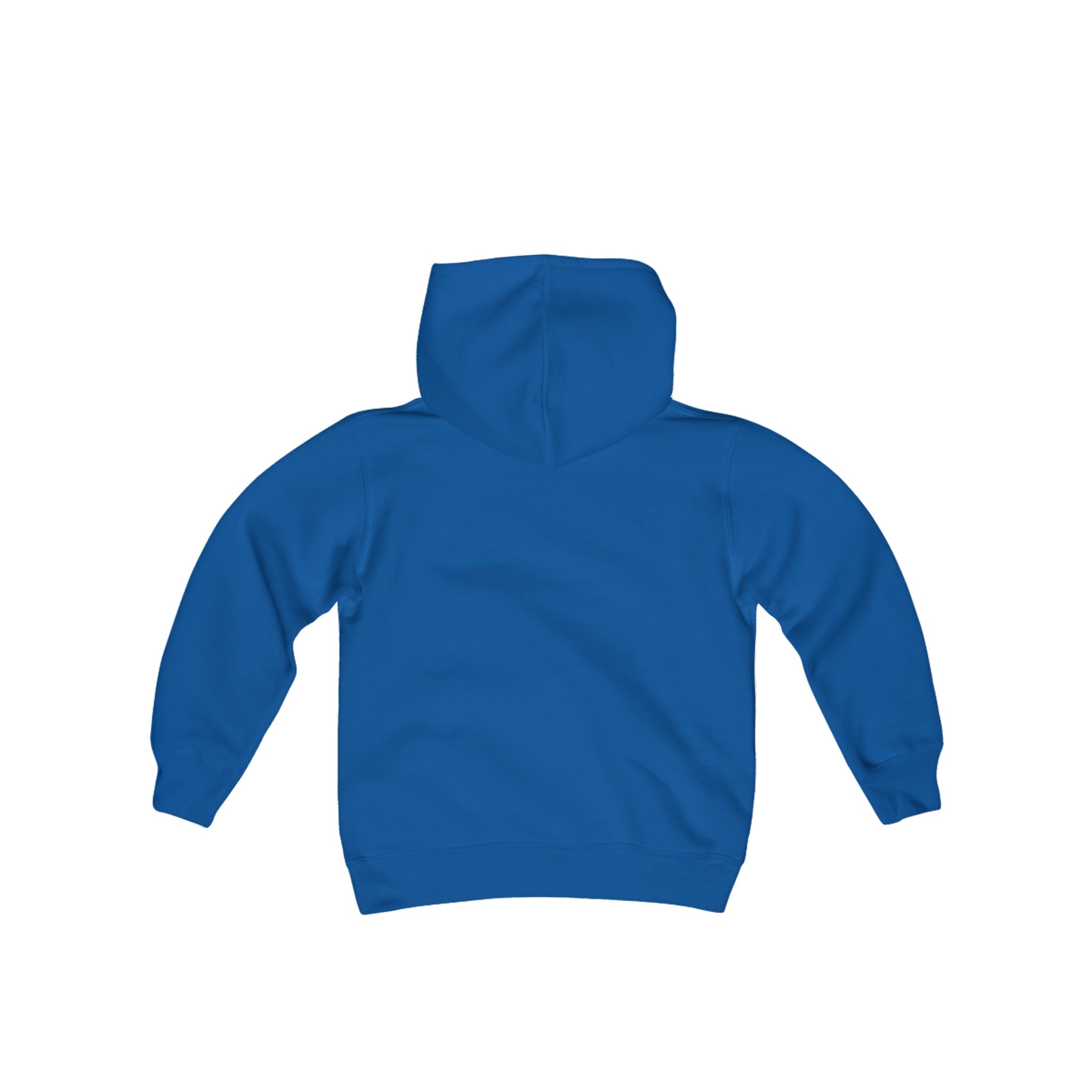 Youth Heavy Blend Hooded Sweatshirt White Logo - Monette Taylor