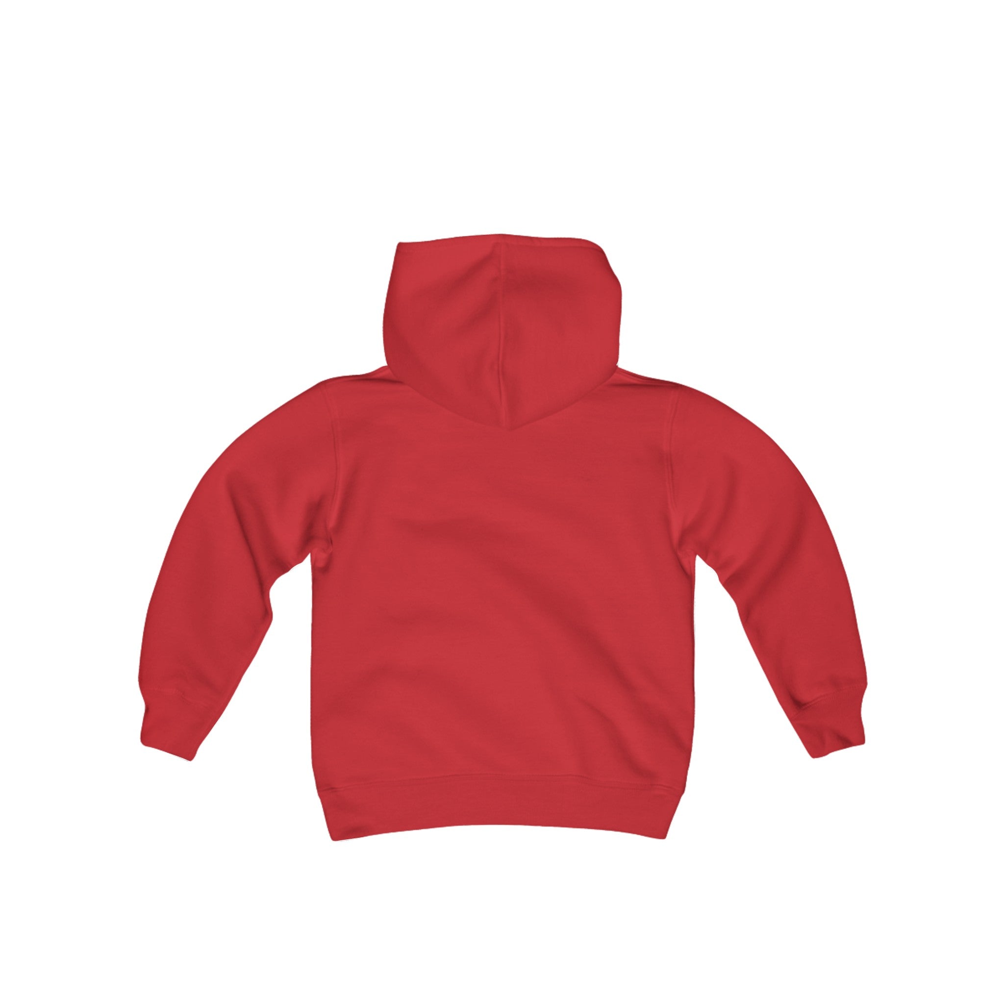 Youth Heavy Blend Hooded Sweatshirt White Logo - Monette Taylor