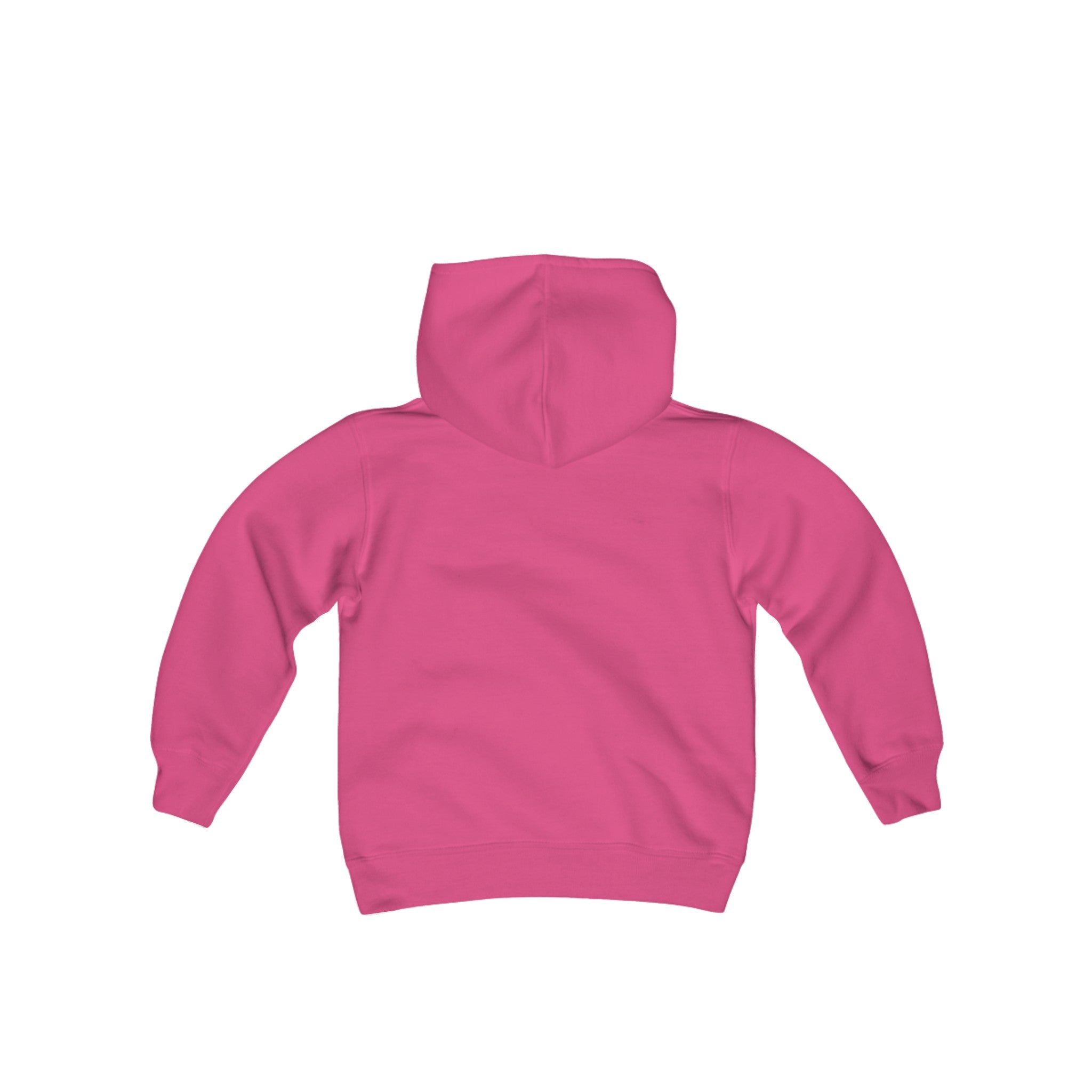 Youth Heavy Blend Hooded Sweatshirt White Logo - Monette Taylor