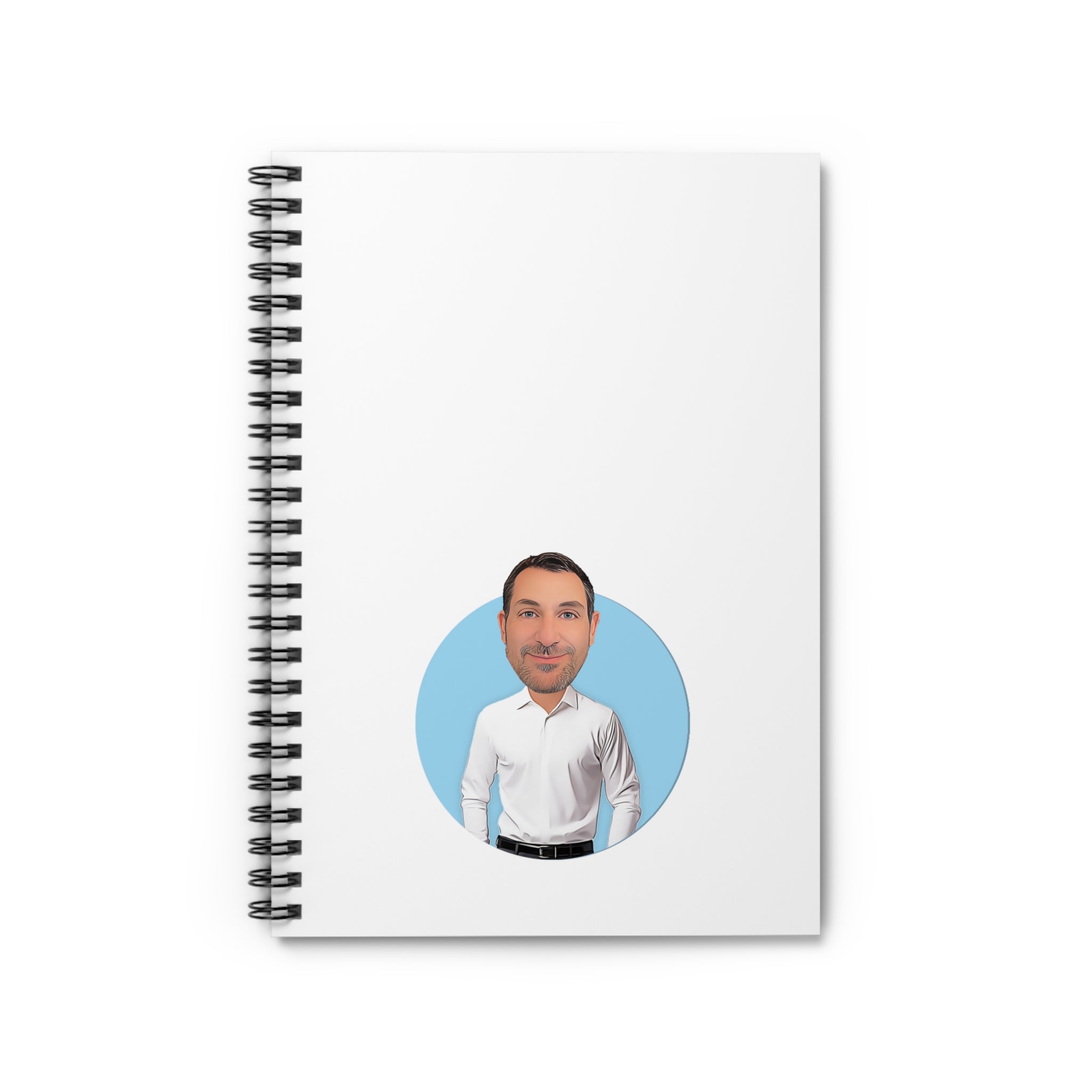 Kevin Purdy Agency  Caricature Spiral Notebook - Patrick