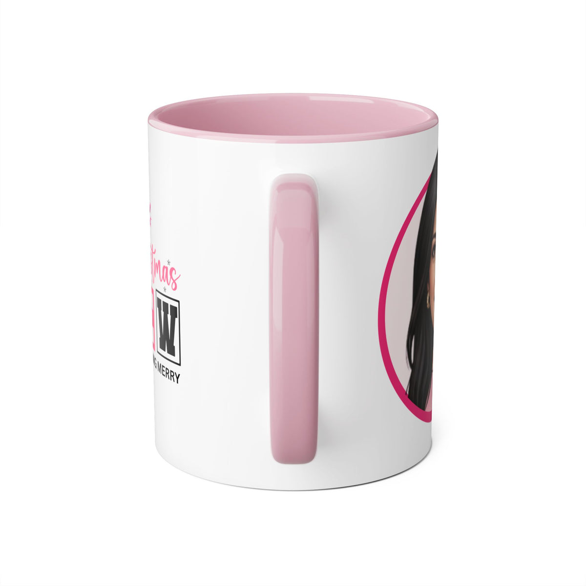 Rosa  Caricature Portrait Accent Mug — Search Perfect Caricature Christmas