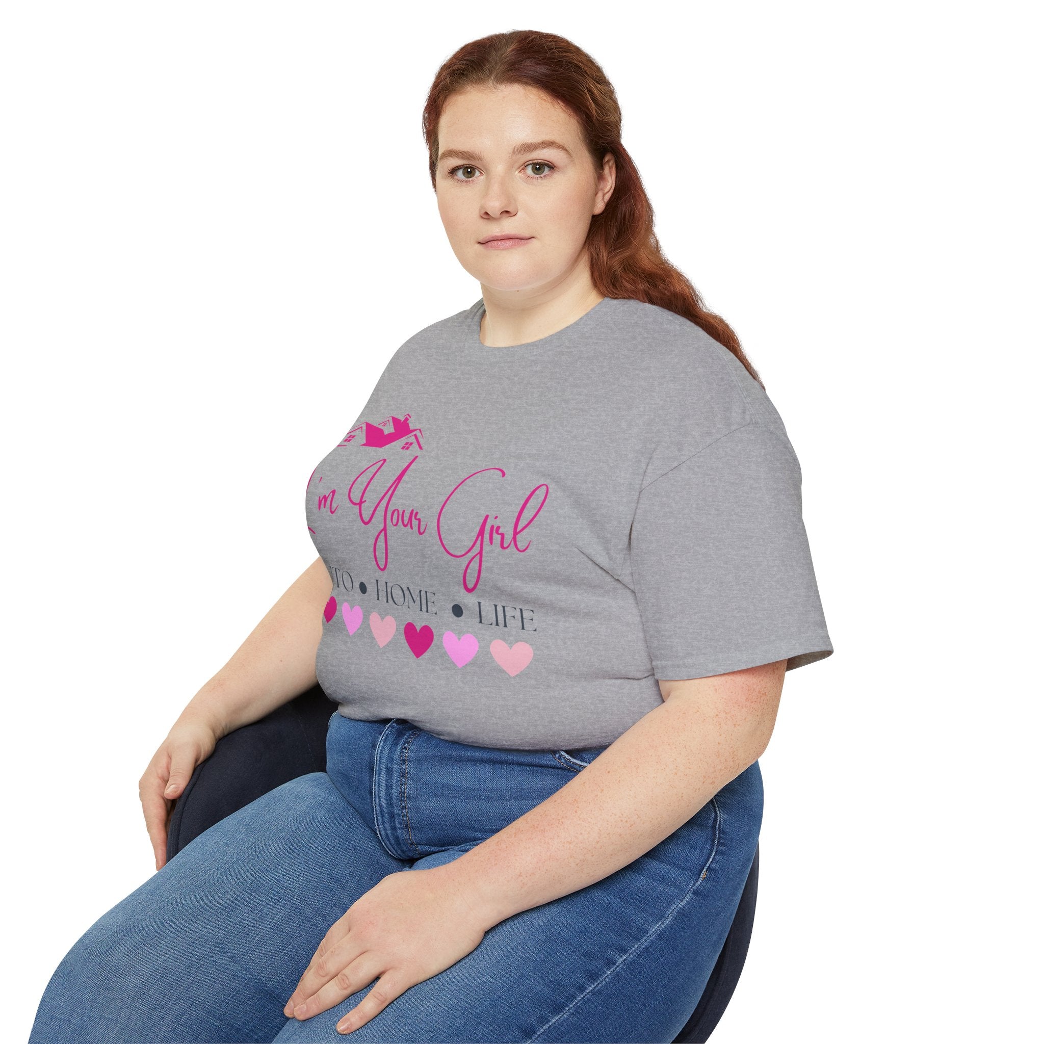 Insurance Agent Line Unisex Ultra Cotton Tee - I'm your girl Barbie pink
