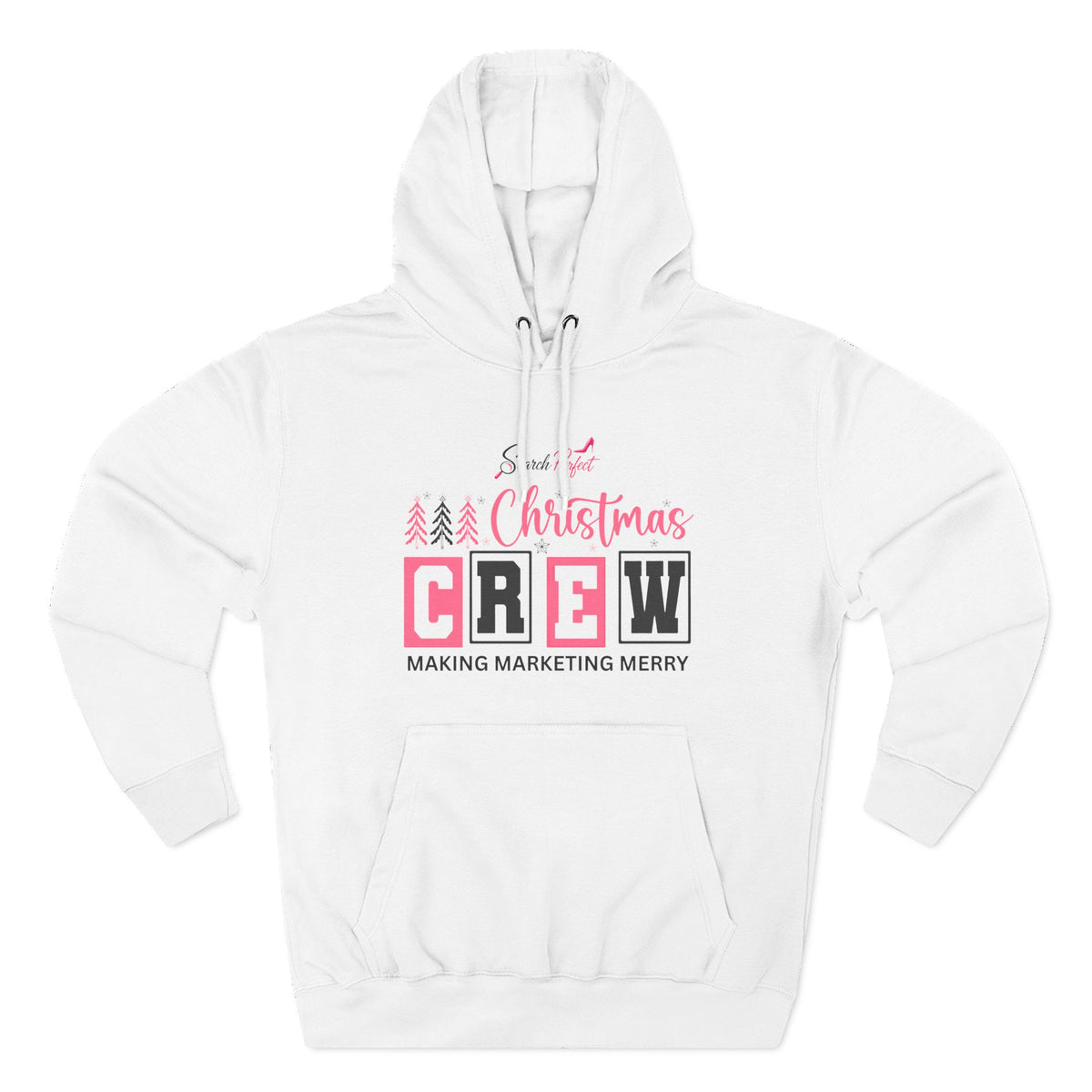 Christmas Crew Hoodie — "Search Perfect" Marketing Team Holiday Pullover