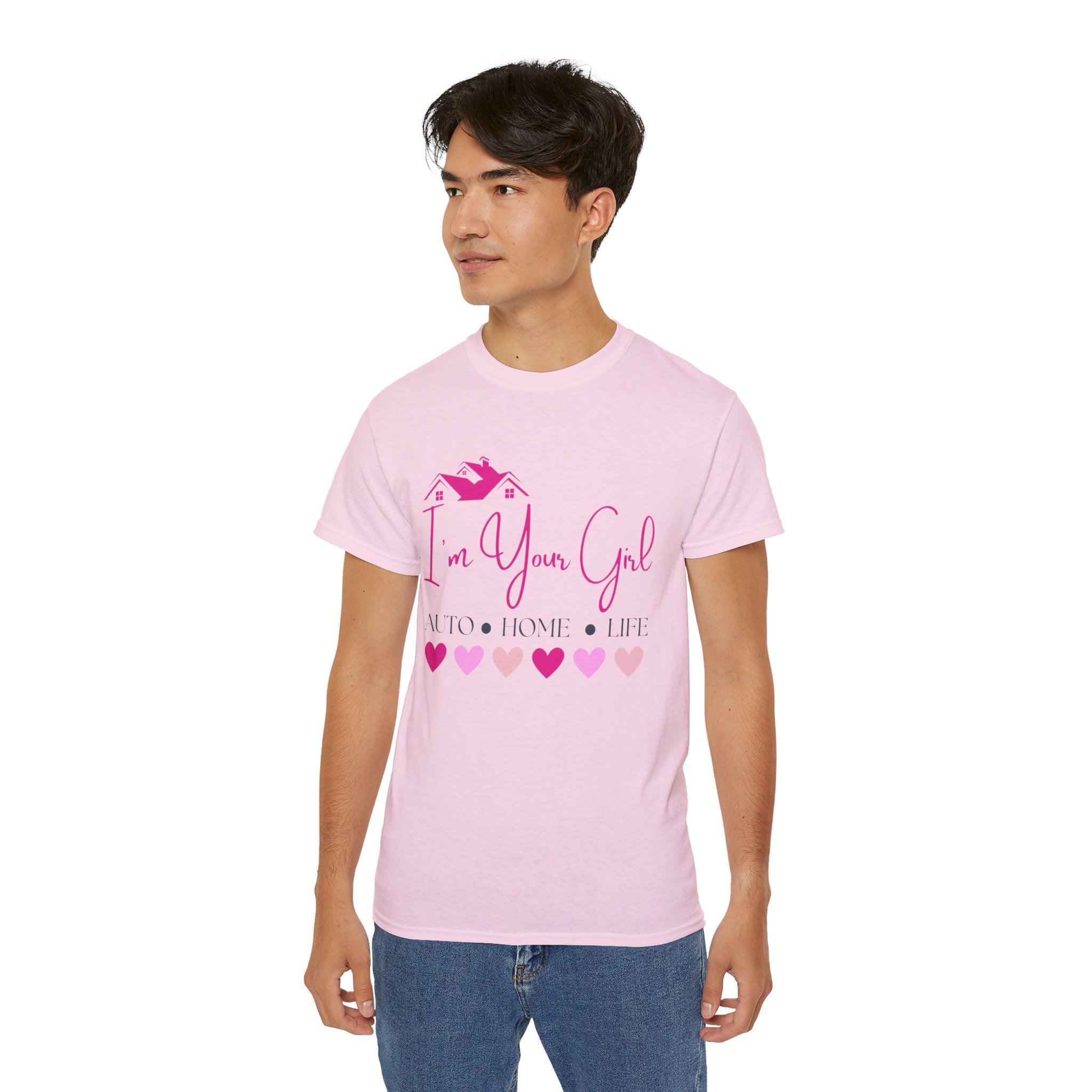 Insurance Agent Line Unisex Ultra Cotton Tee - I'm your girl Barbie pink