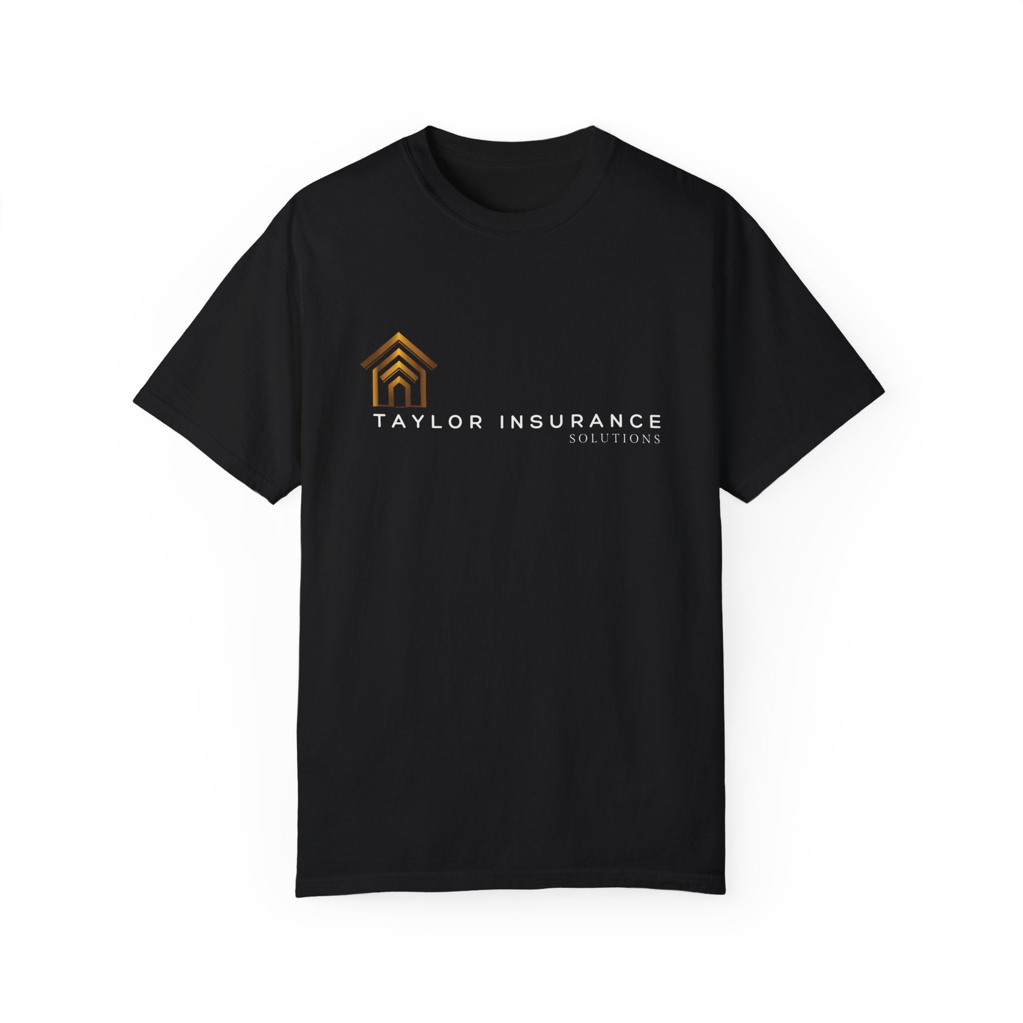 Unisex Garment-Dyed T-shirt White Logo - Monette Taylor