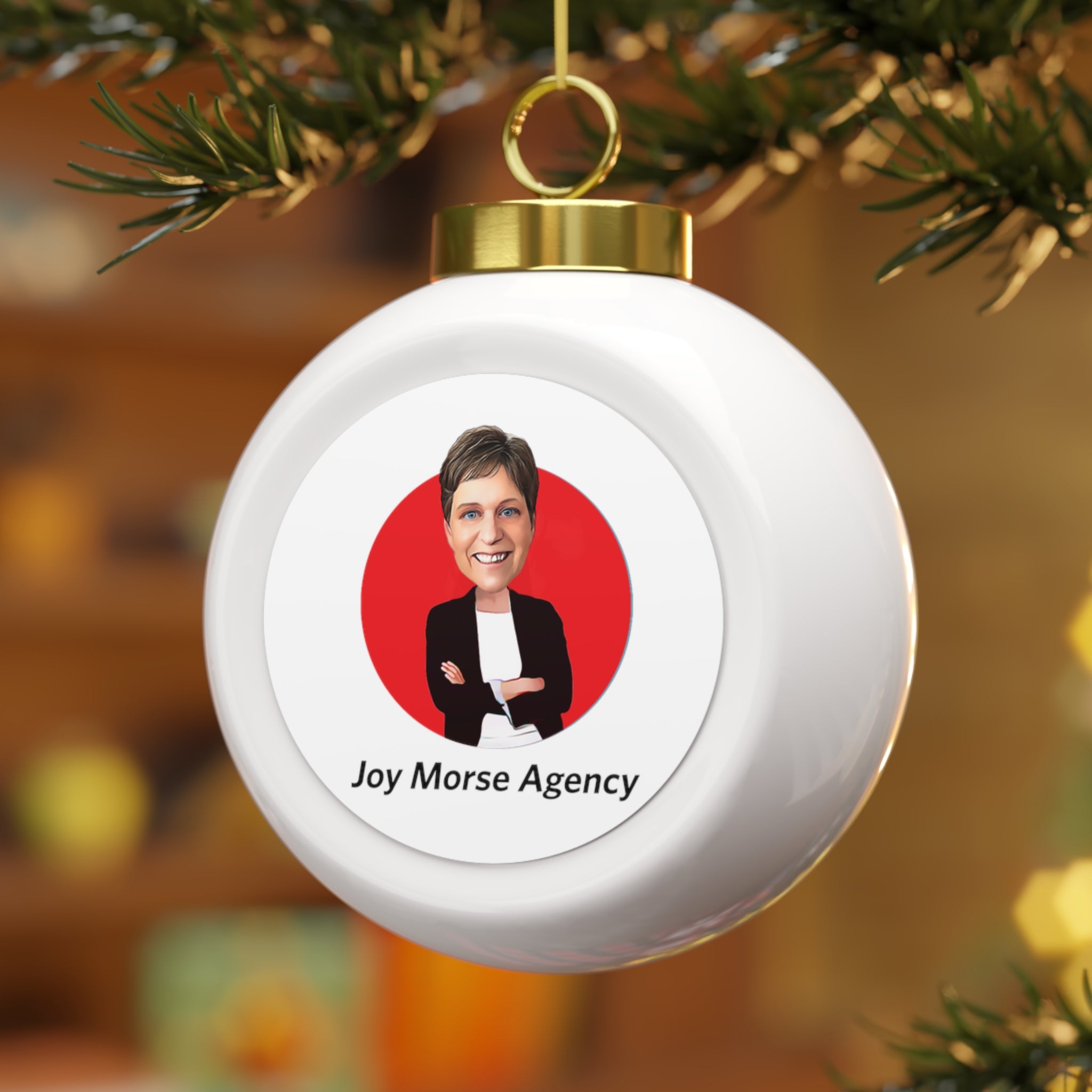 Joy Morse Agency Christmas Ball Ornament - Lisa