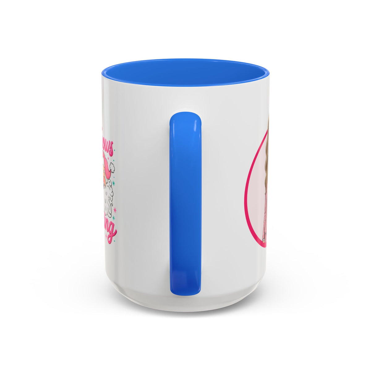 He Knows When You’re Not Ranking Funny Santa Mug with Caricature