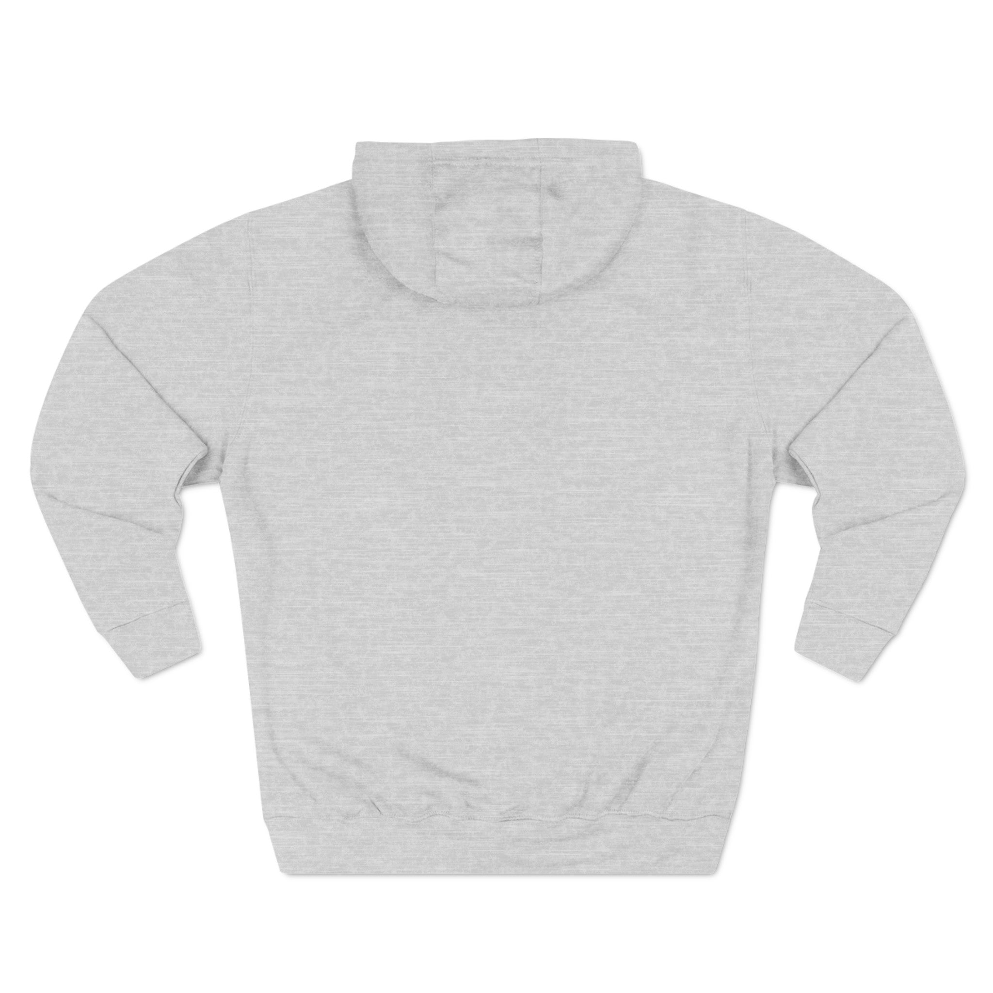 Three-Panel Fleece Hoodie Black Logo  -  Monette Taylor
