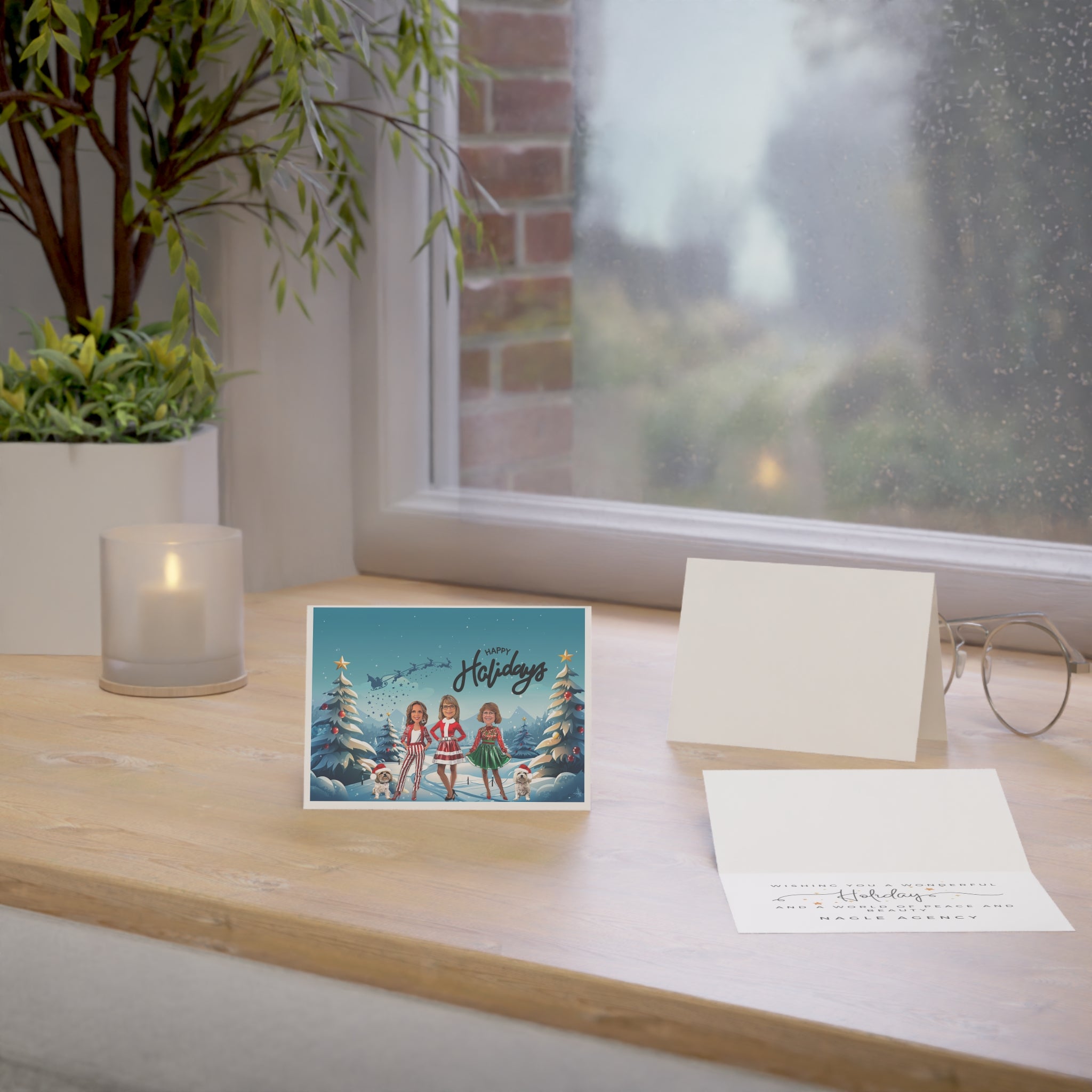 Jennifer Nagle Agency Christmas Cards  (1, 10, 30, and 50pcs)