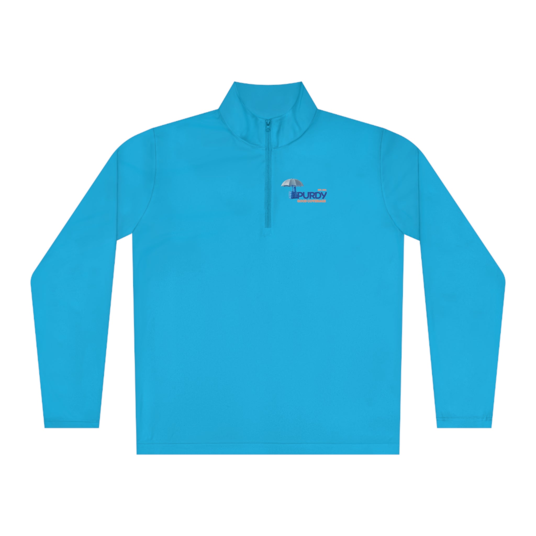 Unisex Quarter-Zip Pullover - Kevin Purdy Logo