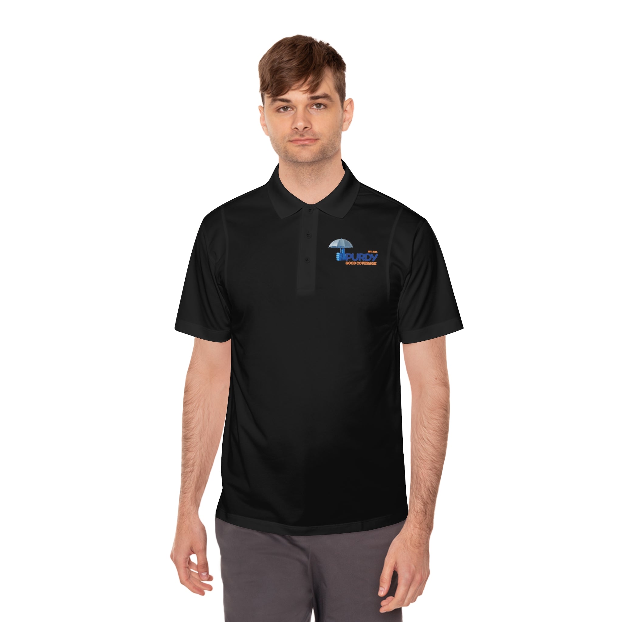 Men's Sport Polo Shirt - Kevin Purdy Logo
