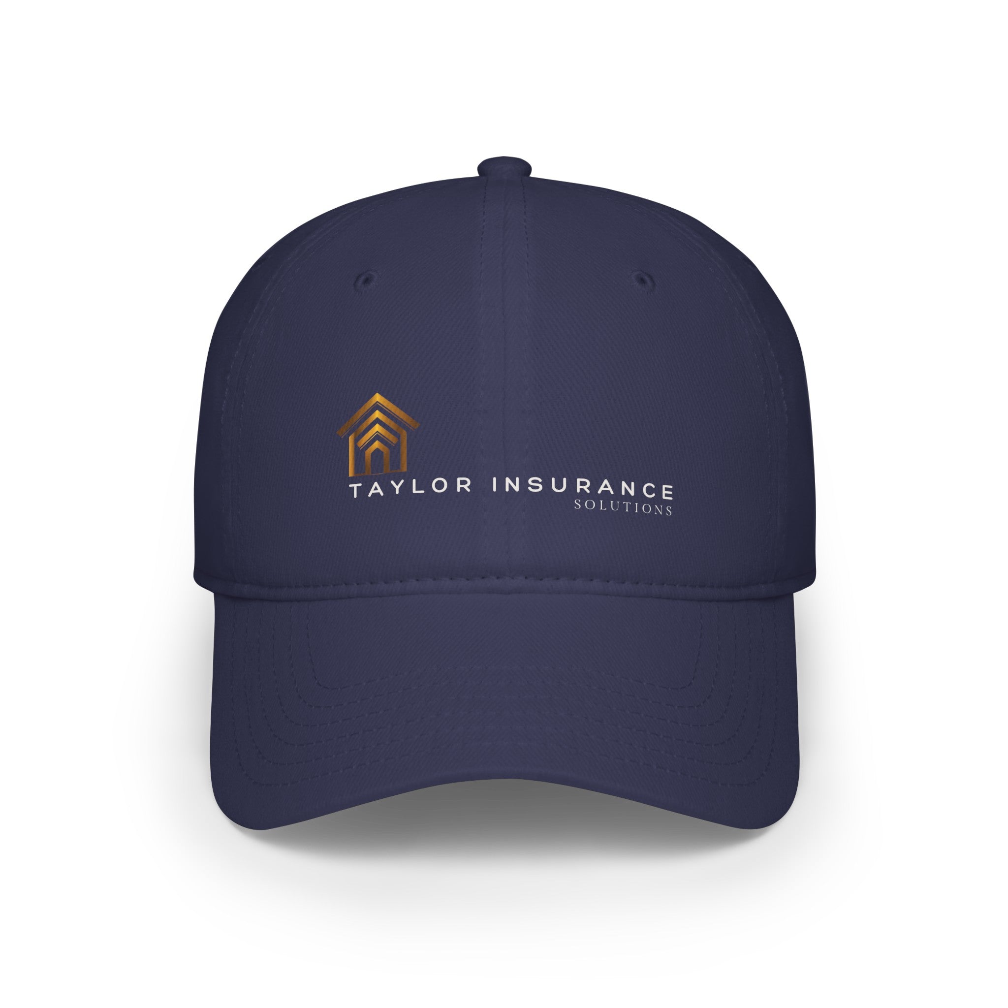 Low Profile Baseball Cap White Logo  - Monette Taylor