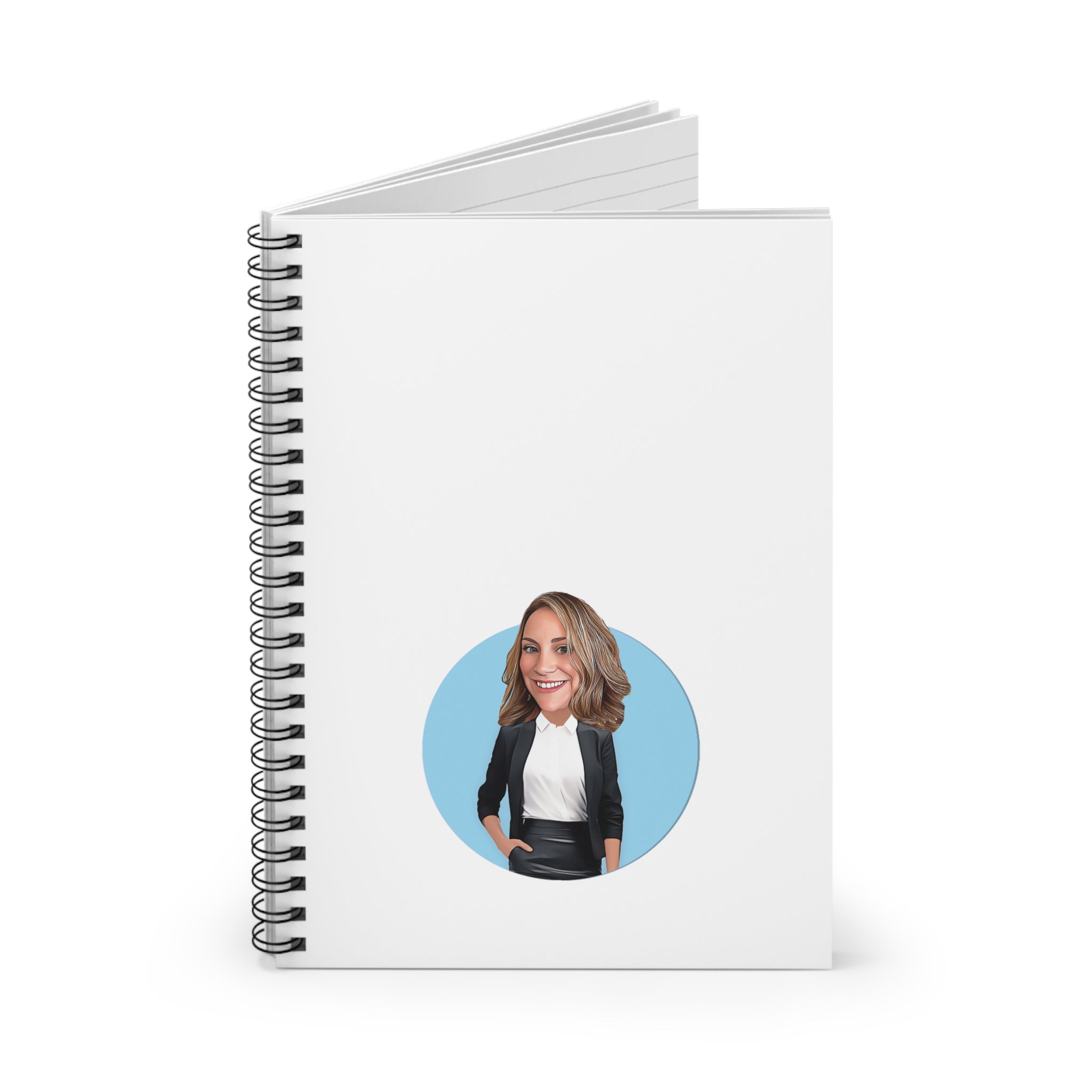 Kevin Purdy Agency  Caricature Spiral Notebook - Nicole