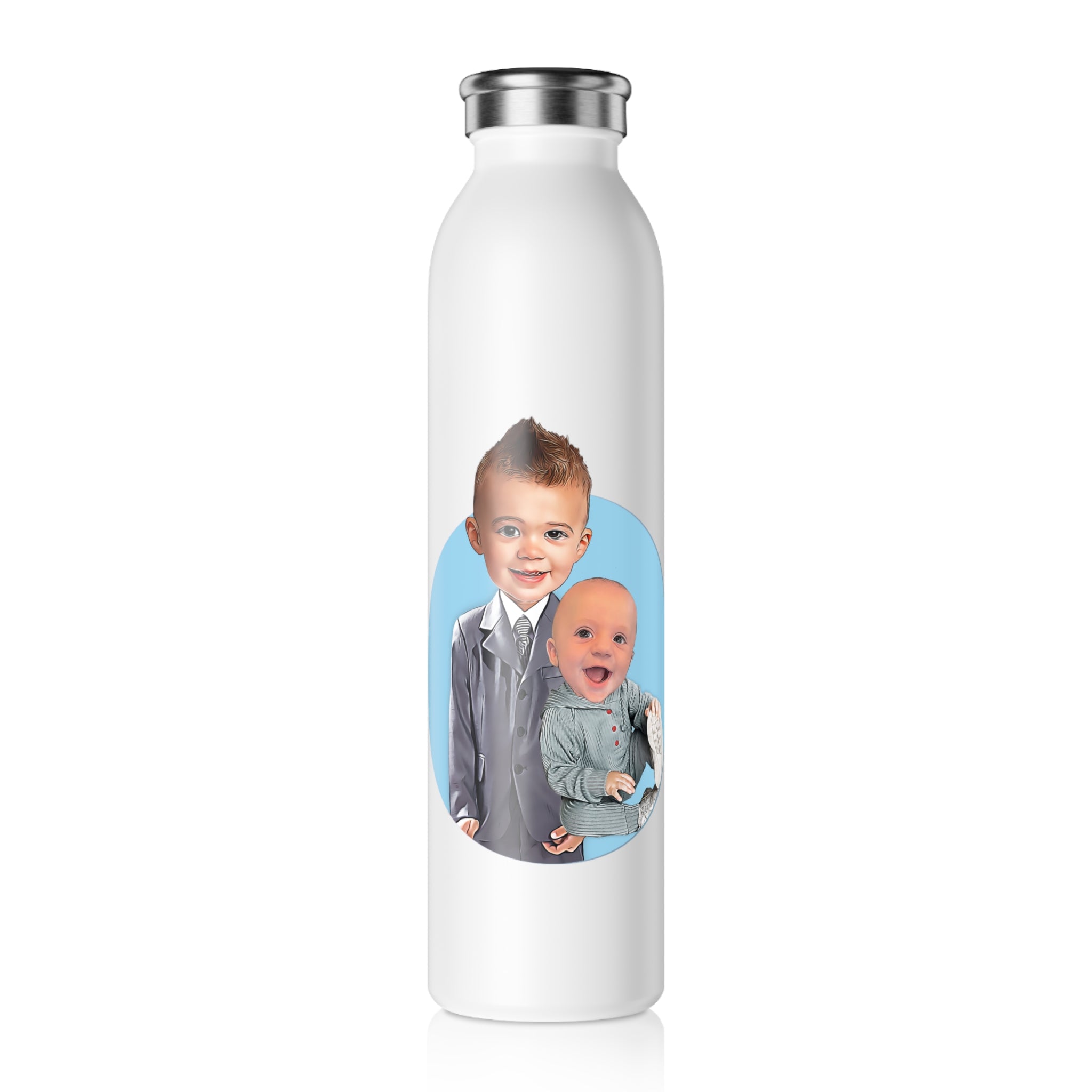 Melissa Vackner Agency Slim Water Bottle - Connor and Logan