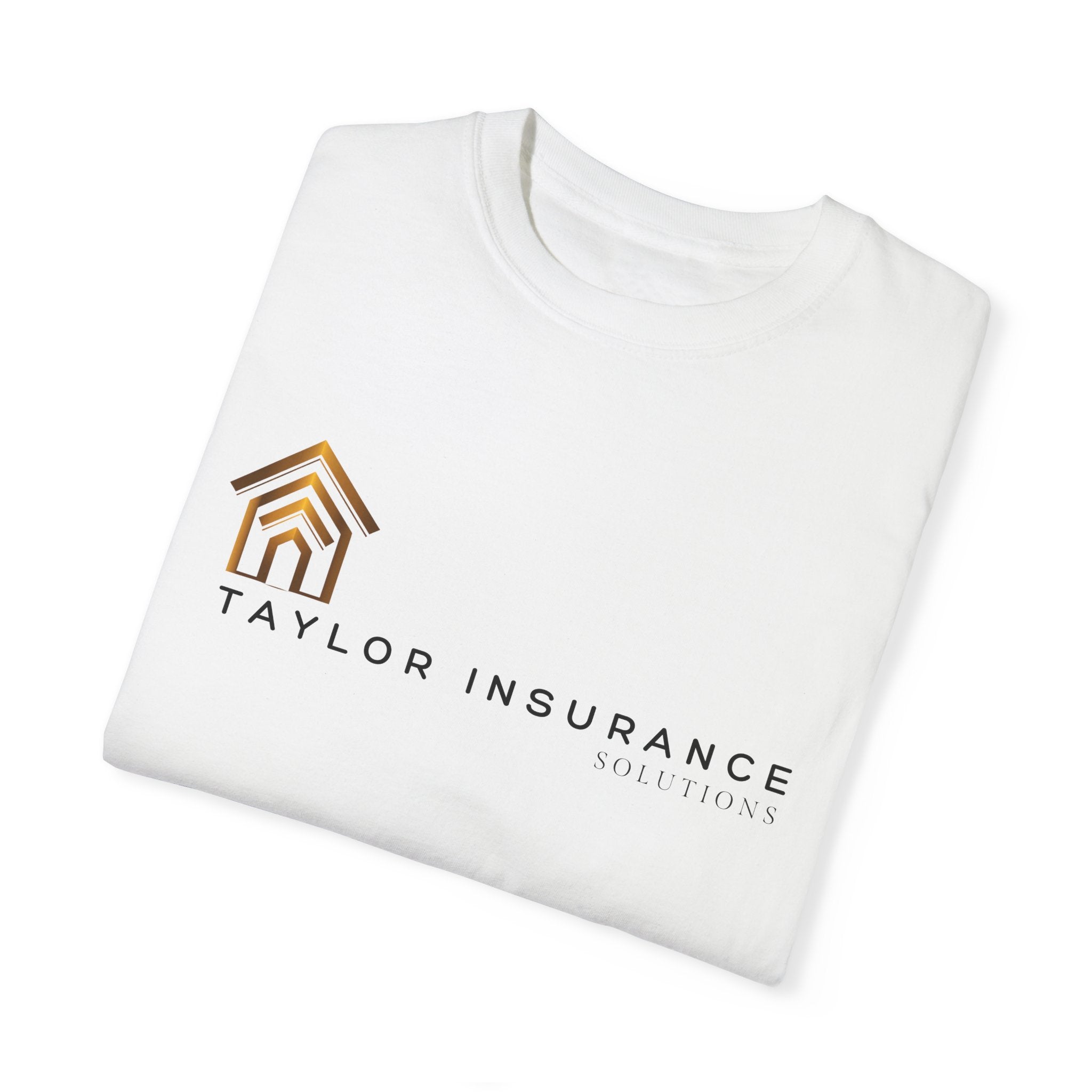 Unisex Garment-Dyed T-shirt Black Logo - Monette Taylor