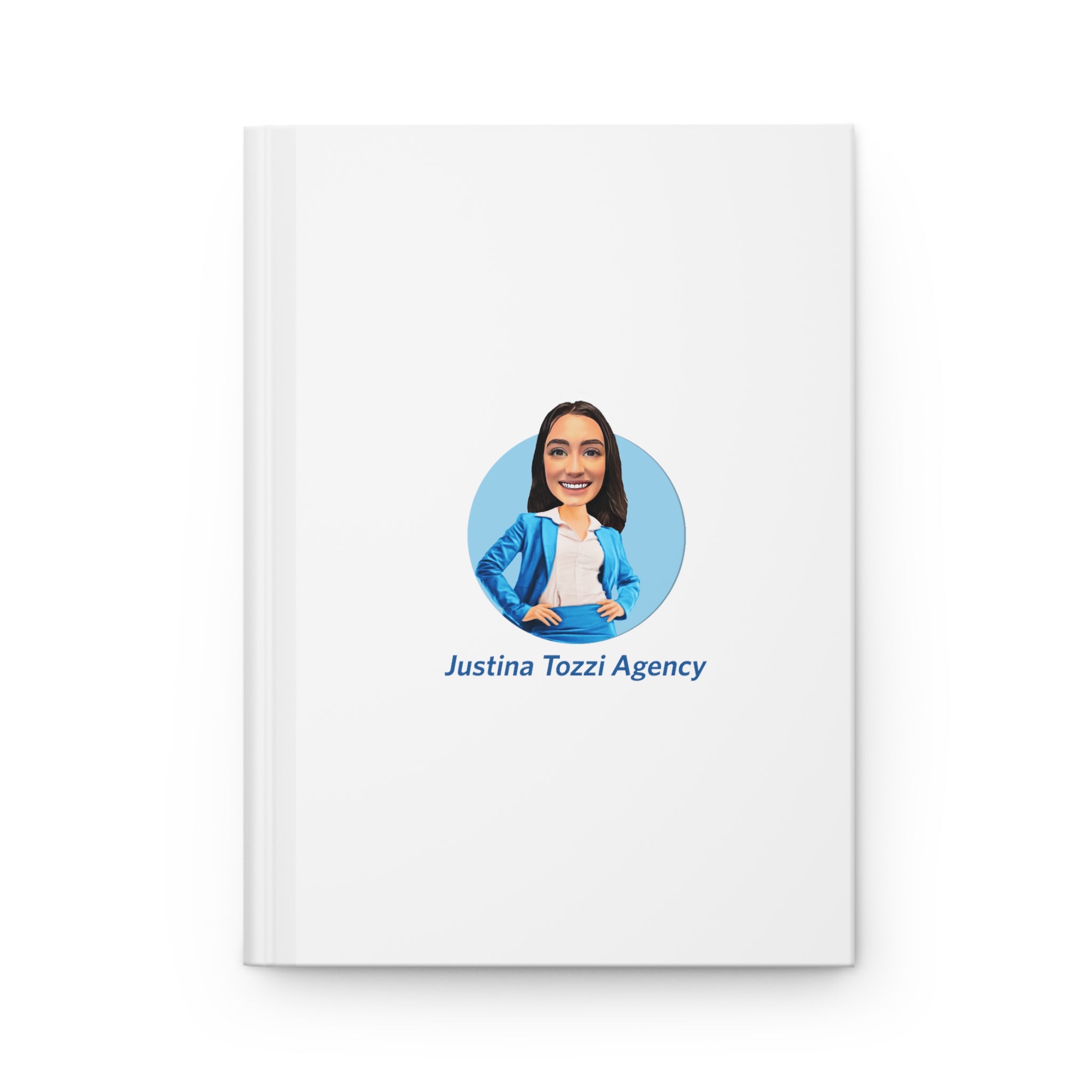 Justina Tozzi Agency Caricature Hardcover Journal Matte - Rebecca