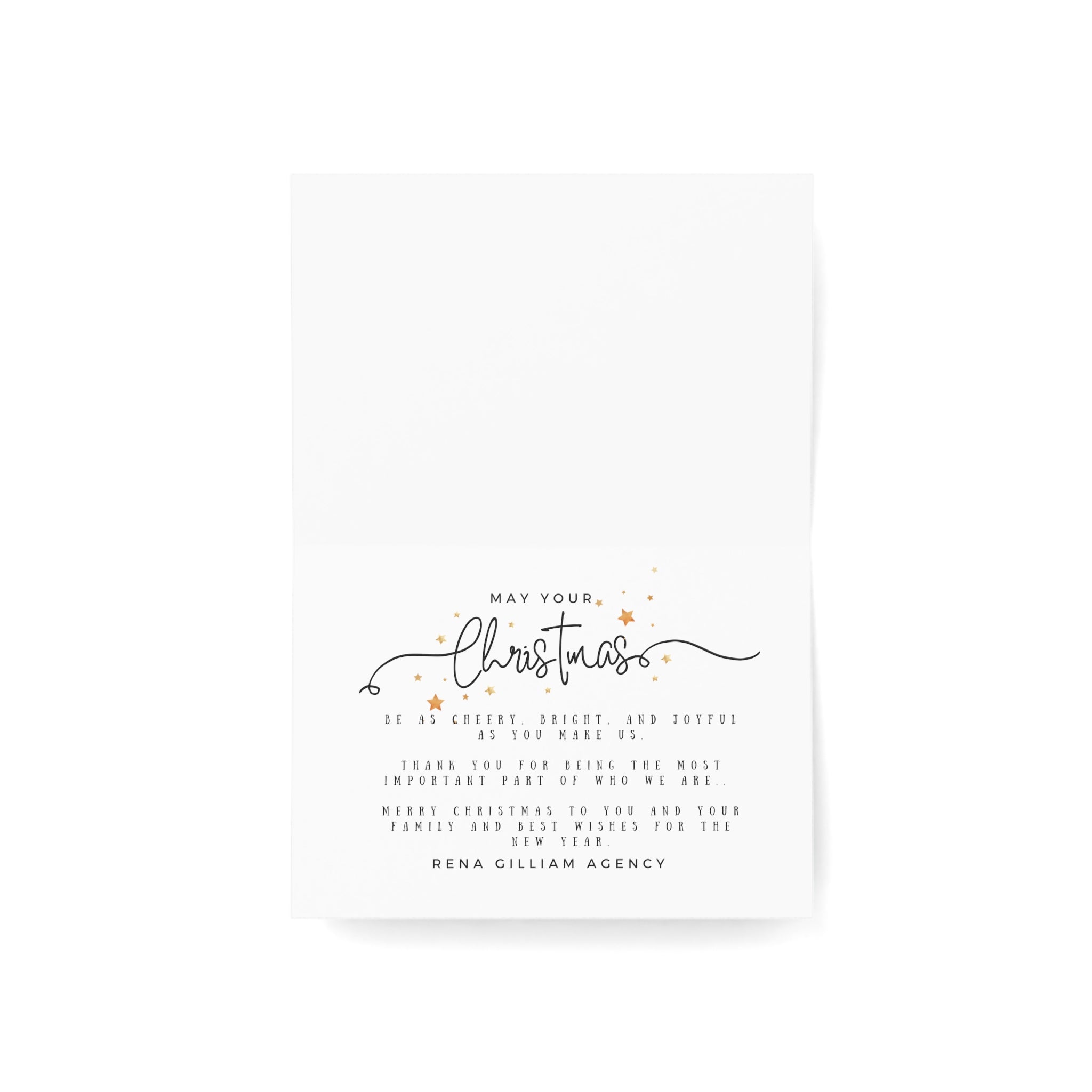 Rena Gilliam Agency Christmas Cards  (1, 10, 30, and 50pcs)