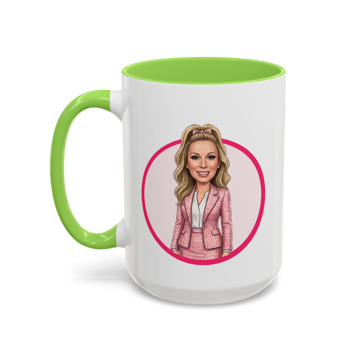 He Knows When You’re Not Ranking Funny Santa Mug with Caricature