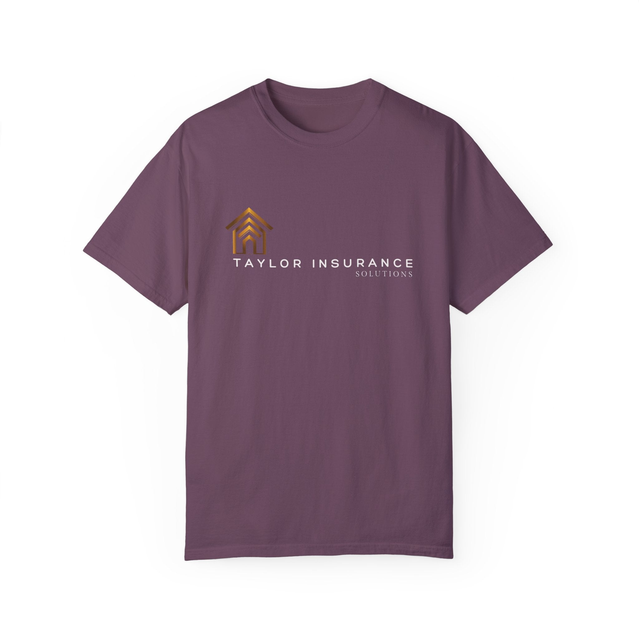 Unisex Garment-Dyed T-shirt White Logo - Monette Taylor