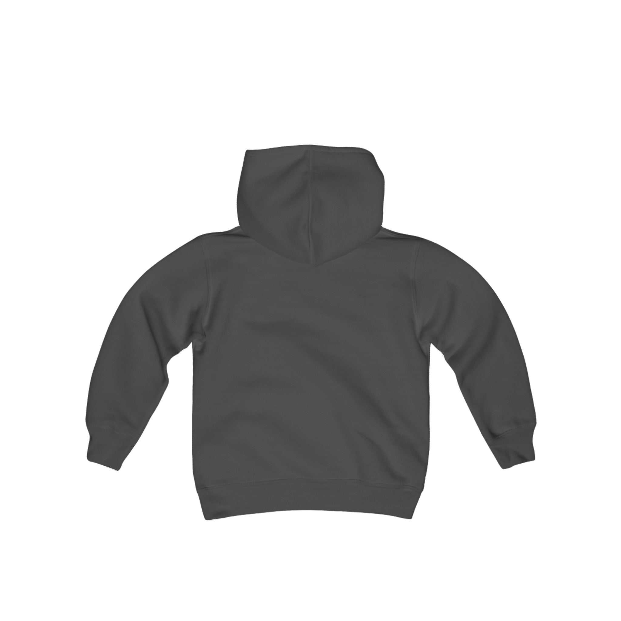 Youth Heavy Blend Hooded Sweatshirt White Logo - Monette Taylor