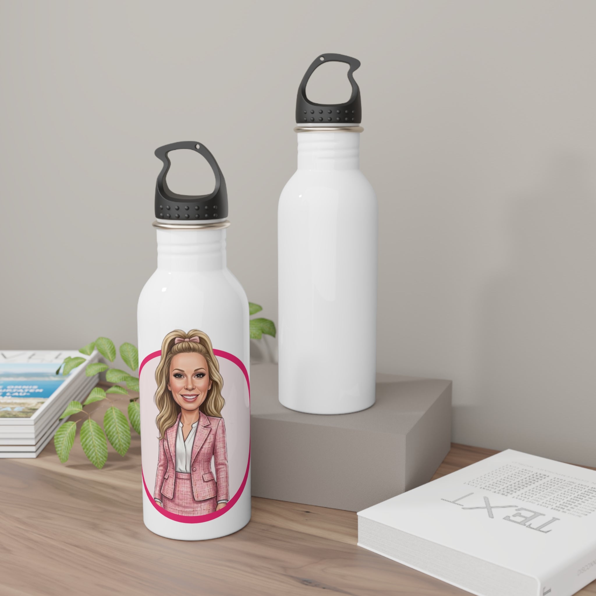 Search Perfect Caricature Stainless Steel Water Bottle