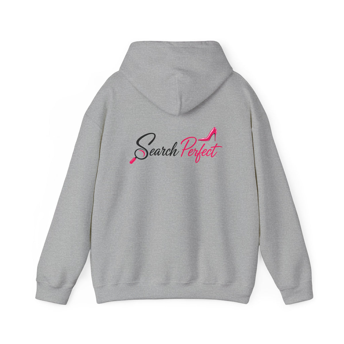 Santa Graphic Hoodie — "He Knows When You’re Not Ranking" SEO Funny Holiday Hoodie (Search Perfect Back)
