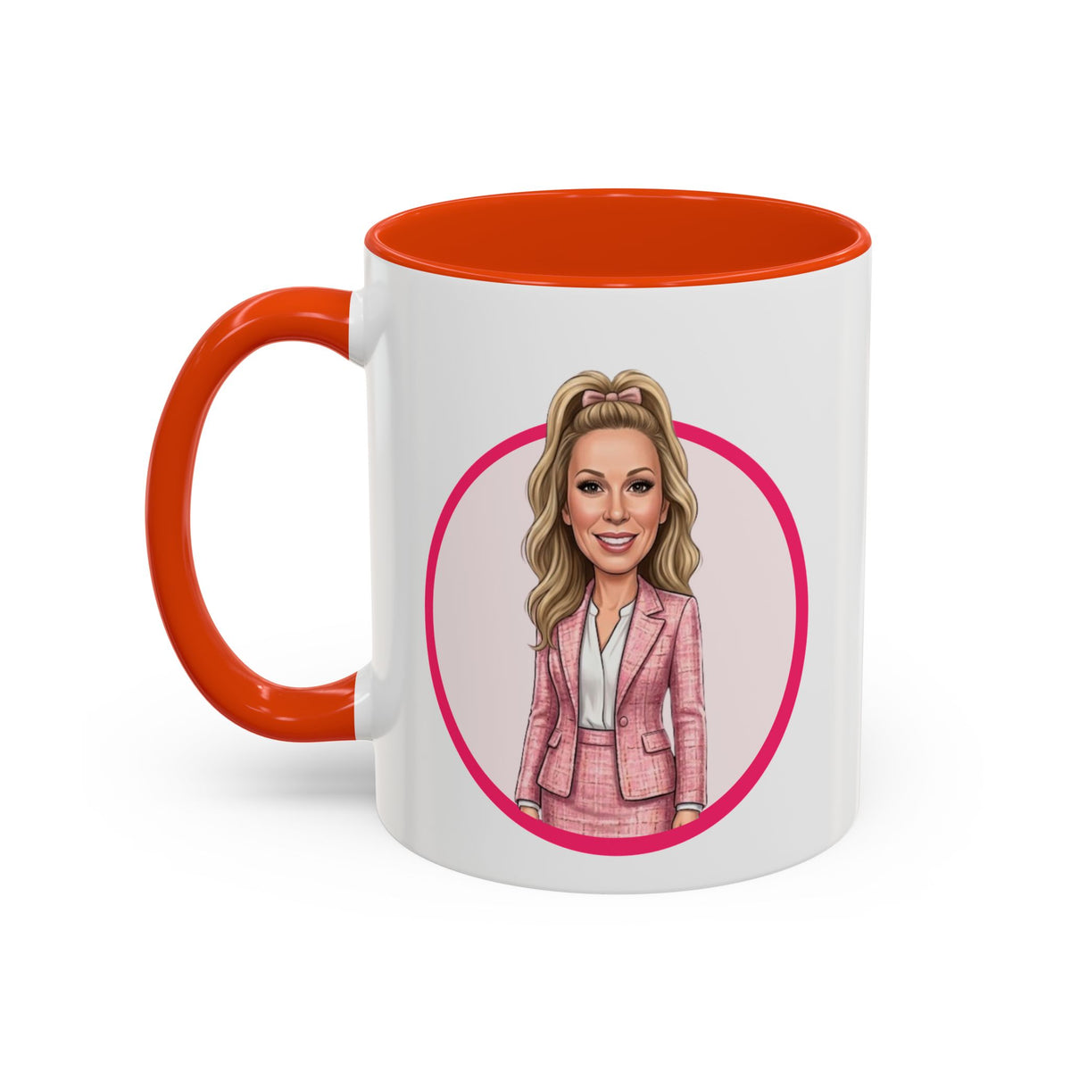 He Knows When You’re Not Ranking Funny Santa Mug with Caricature