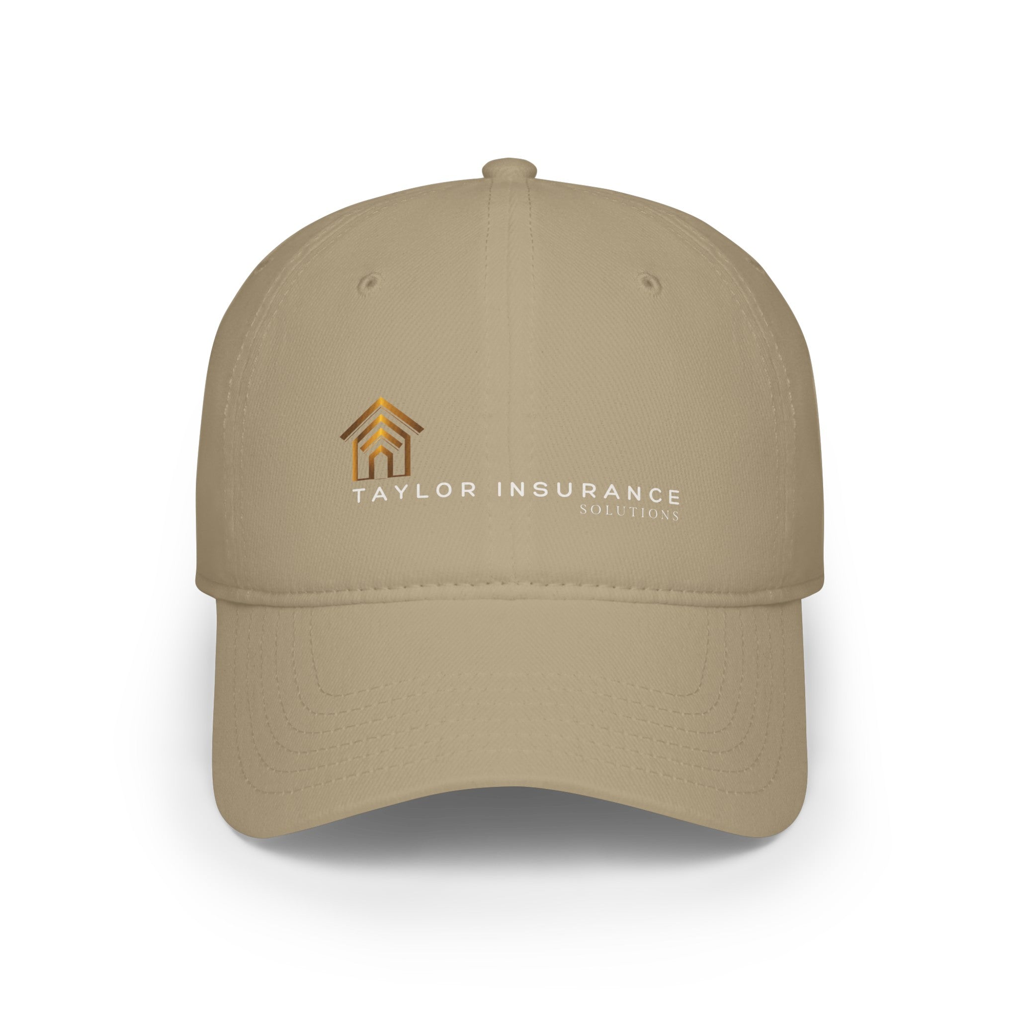 Low Profile Baseball Cap White Logo  - Monette Taylor
