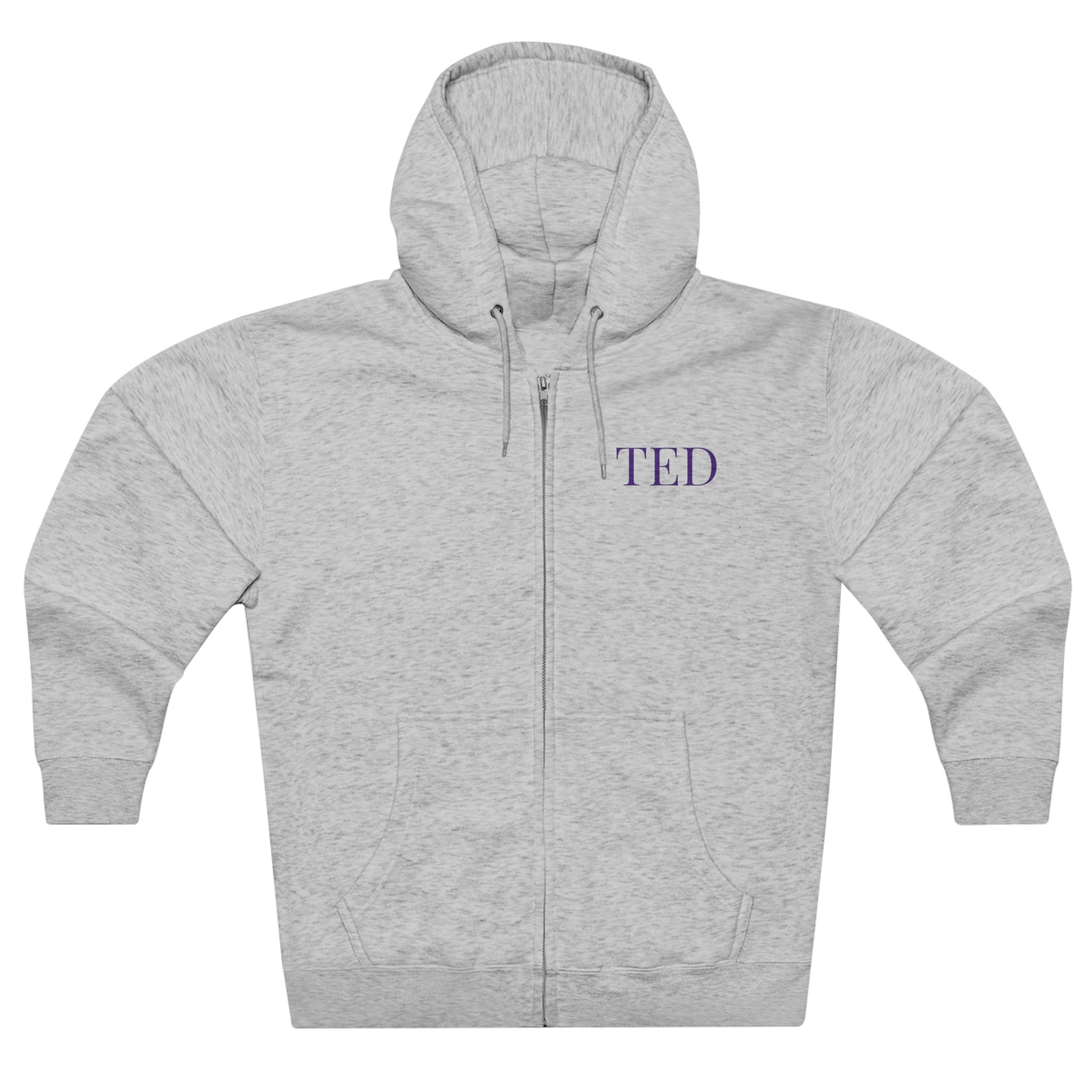 Ted Byrt Logo Unisex Zip Hoodie- TED