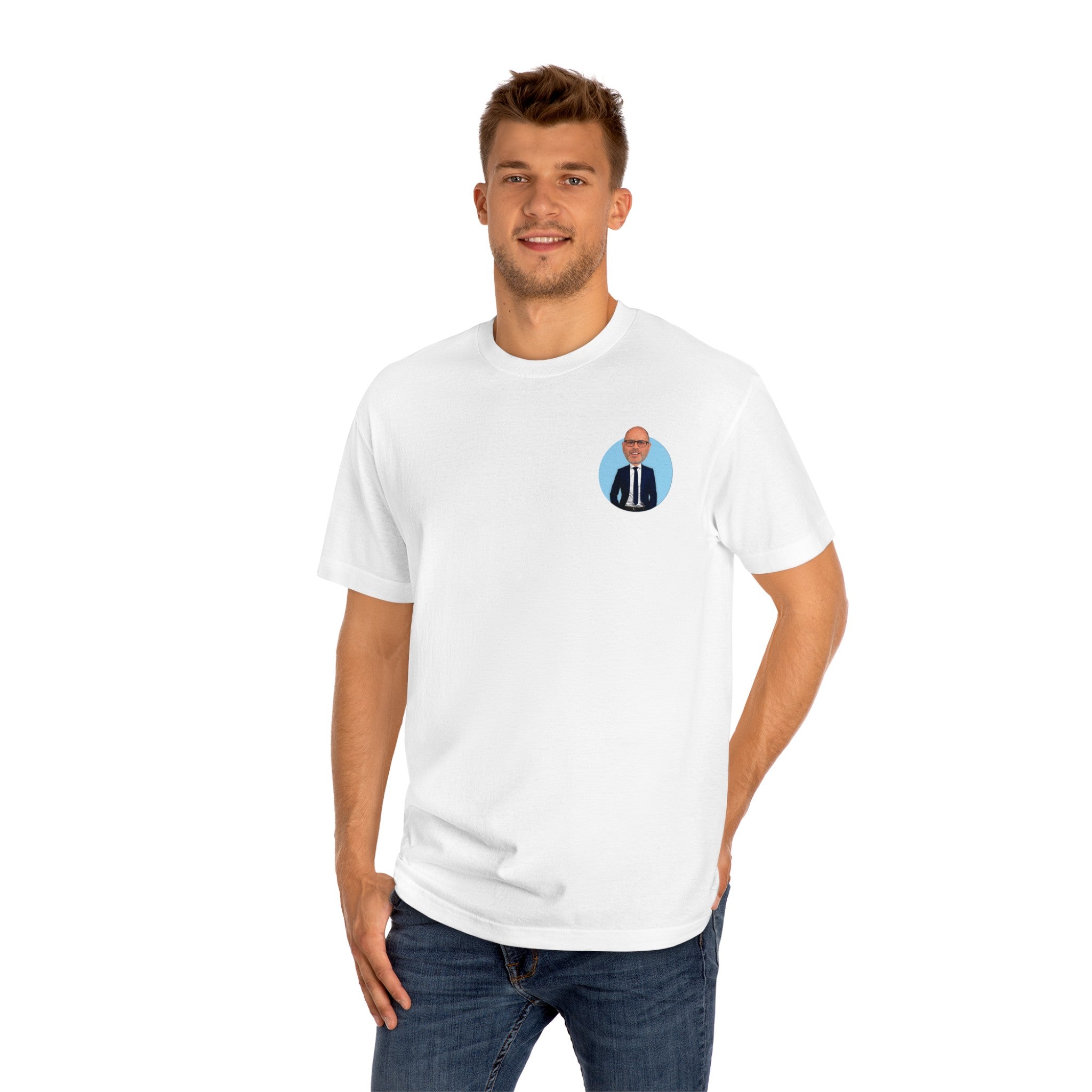 Kevin Purdy Unisex Classic Tee - Caricature & Logo