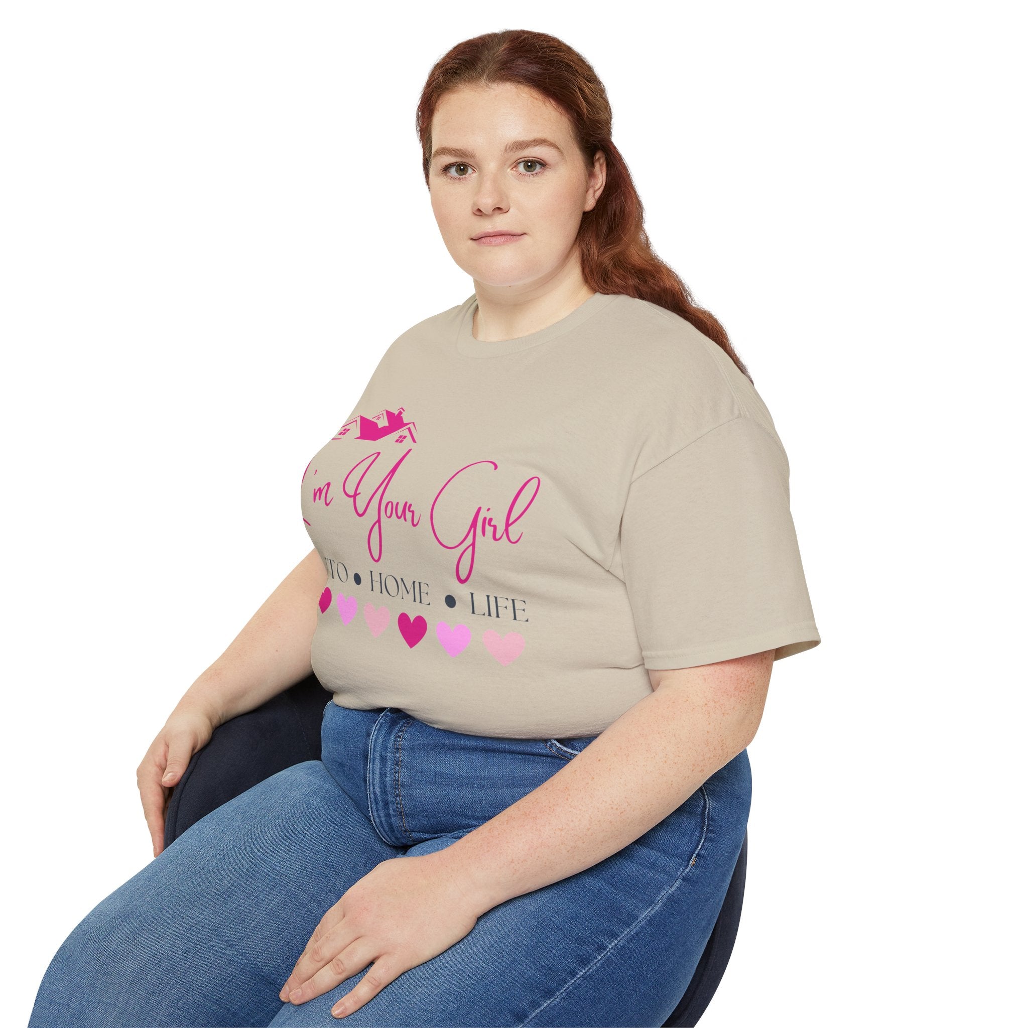 Insurance Agent Line Unisex Ultra Cotton Tee - I'm your girl Barbie pink