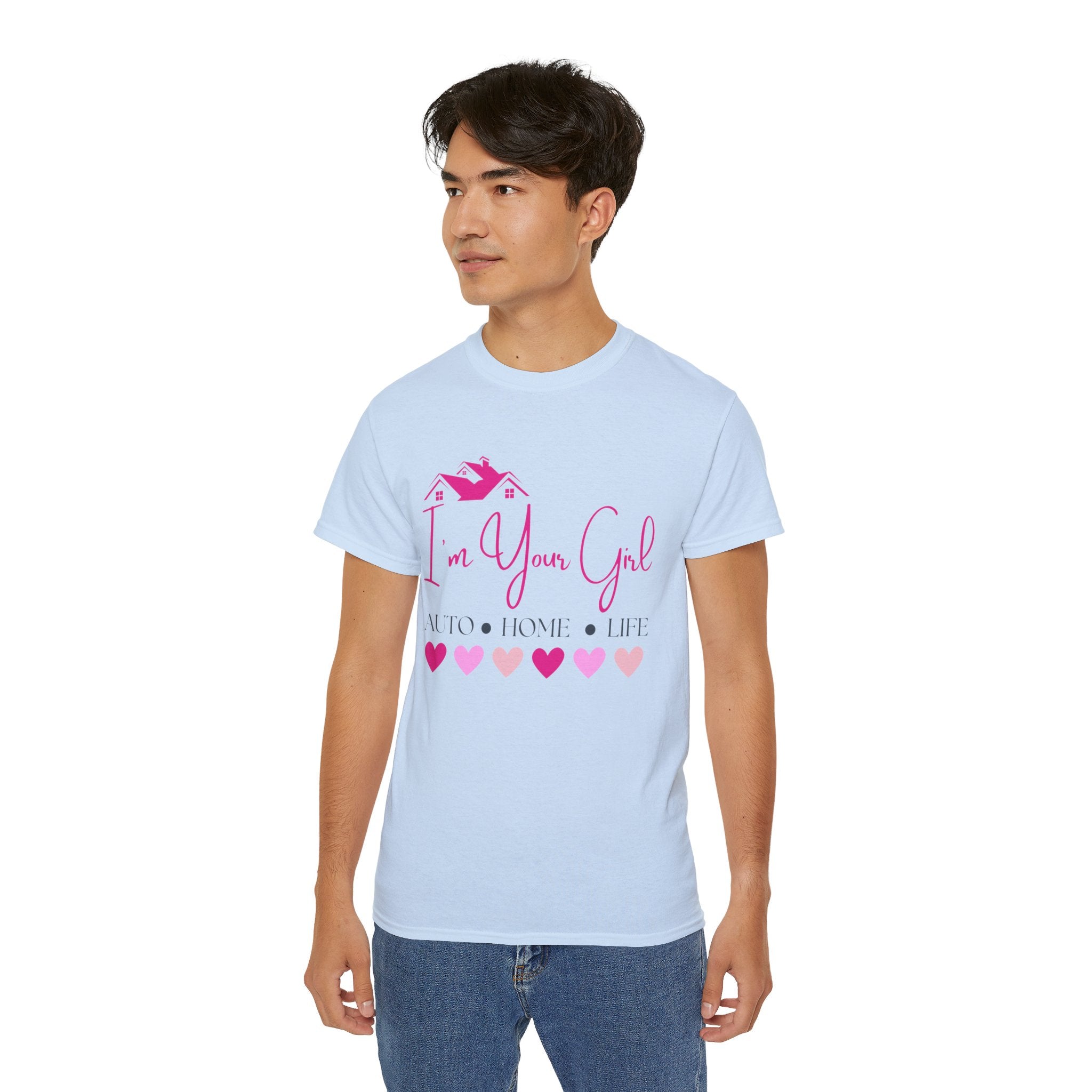 Insurance Agent Line Unisex Ultra Cotton Tee - I'm your girl Barbie pink