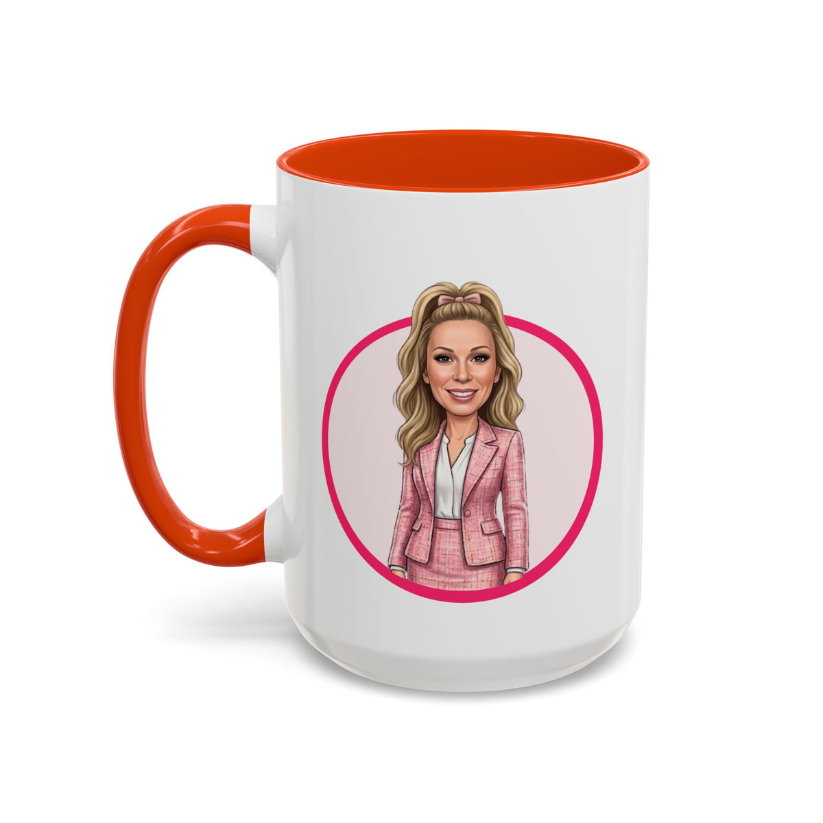 He Knows When You’re Not Ranking Funny Santa Mug with Caricature
