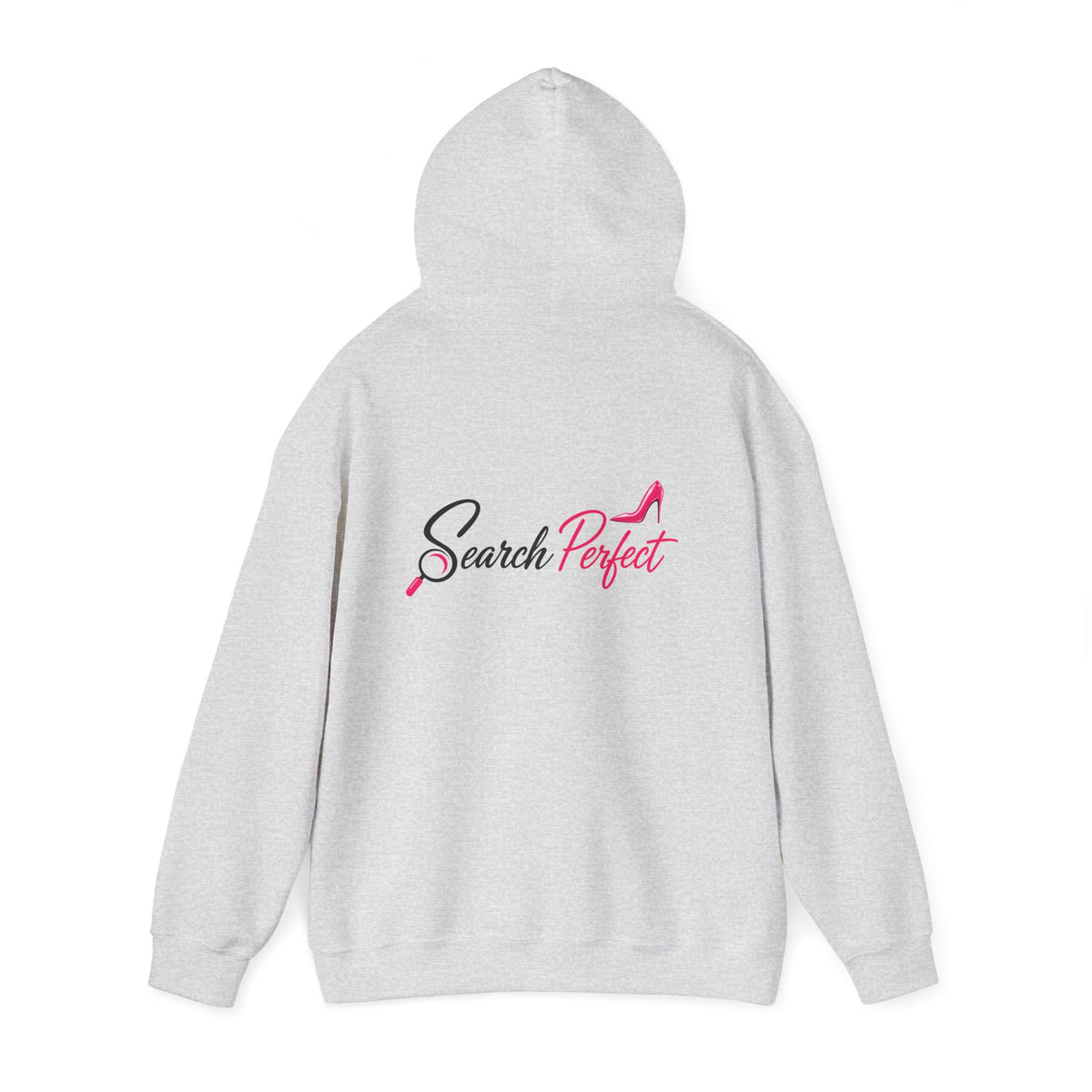 Santa Graphic Hoodie — "He Knows When You’re Not Ranking" SEO Funny Holiday Hoodie (Search Perfect Back)
