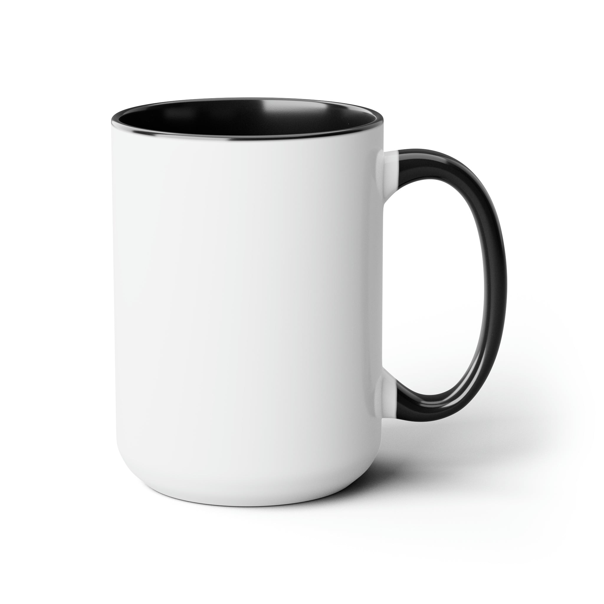 Justina Tozzi Agency Caricature Two-Tone Coffee Mugs, 15oz - Lauren