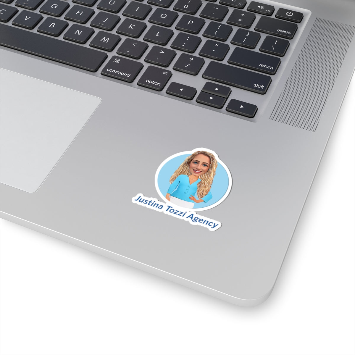 Justina Tozzi Agency Caricature Kiss-Cut Stickers - Justina