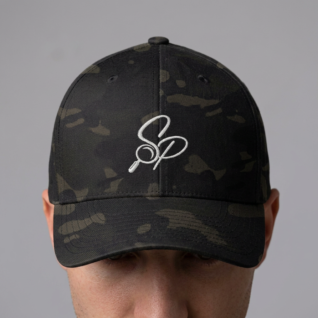 Embroidered 'SP Search Perfect  — Structured Closed-Back Baseball Hat