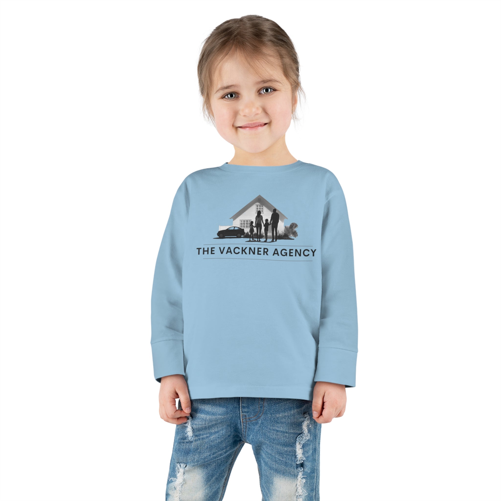 Melissa Vackner Agency Logo Toddler Long Sleeve Tee
