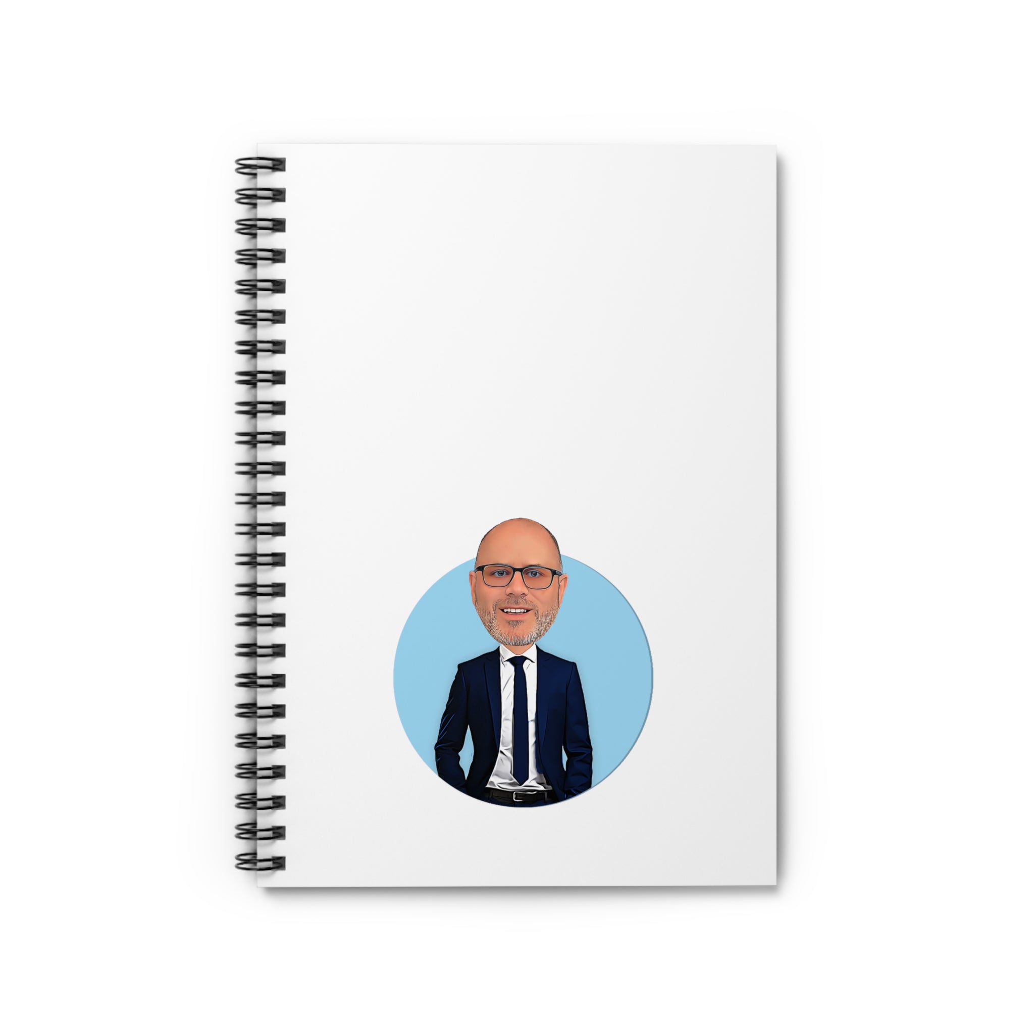 Kevin Purdy Agency  Caricature Spiral Notebook - Kevin