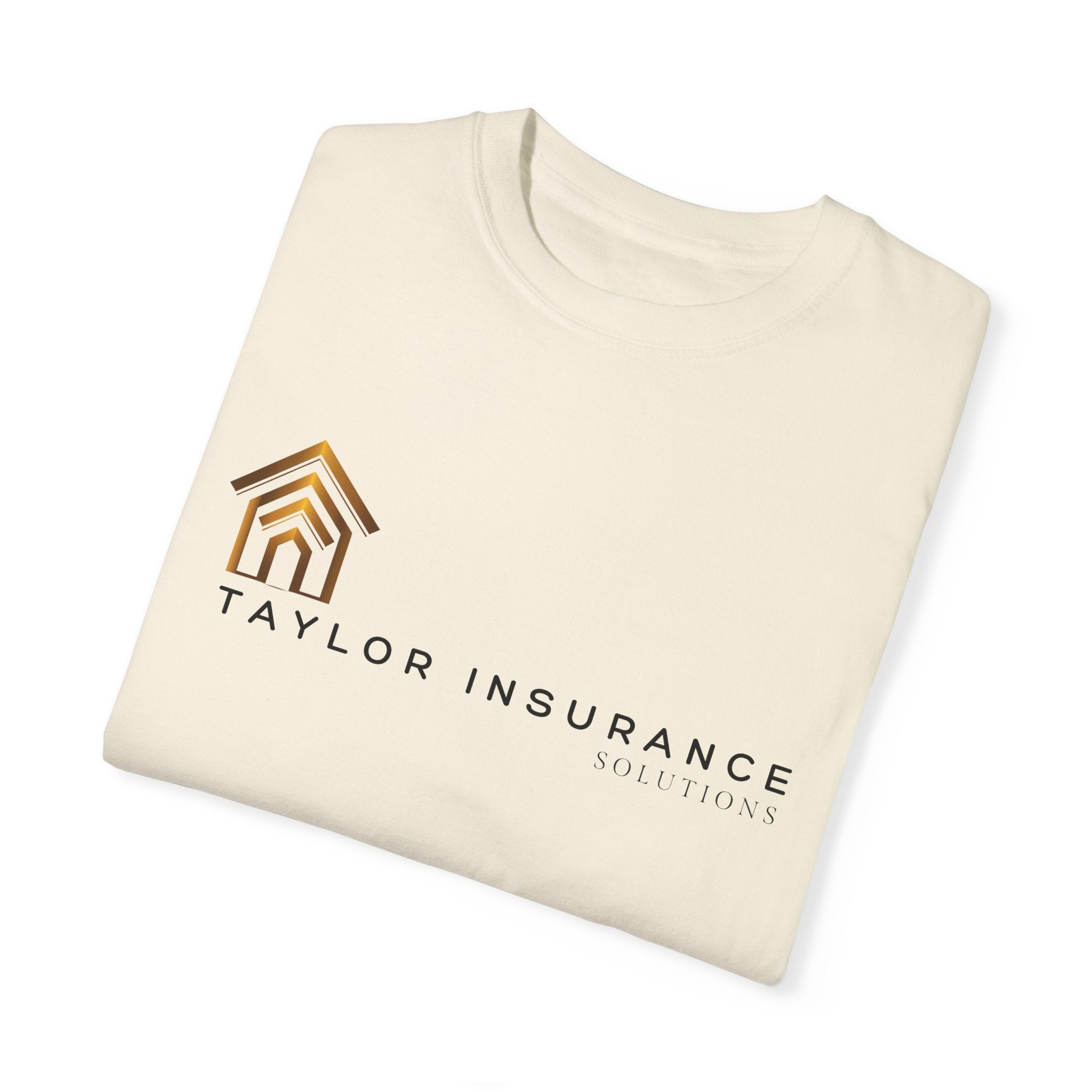 Unisex Garment-Dyed T-shirt Black Logo - Monette Taylor