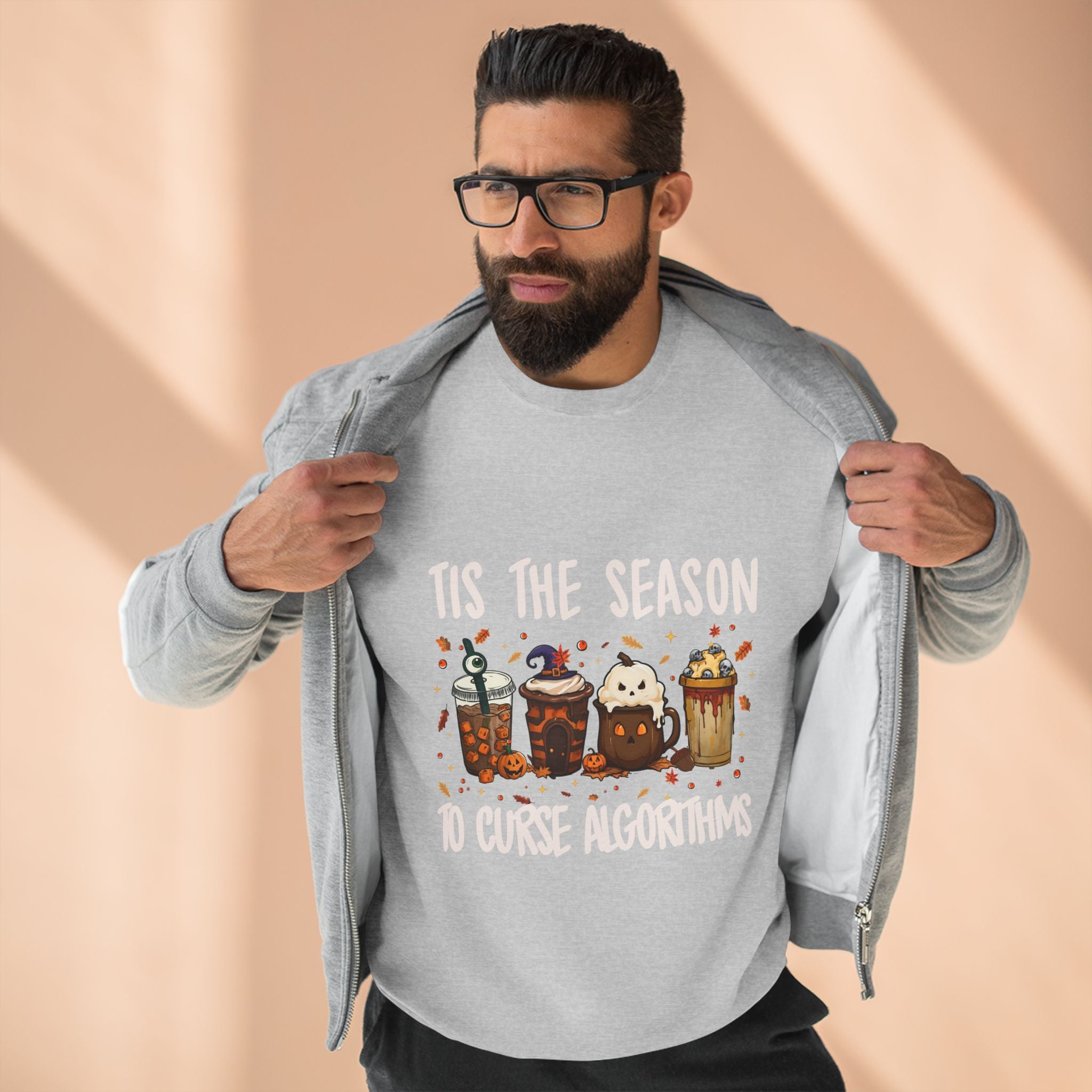 Tis the Season Marketing Unisex Crewneck Sweatshirt, Casual Gift, Halloween Apparel, Office Humor Clothing, Relaxed Fit Sweatshirt
