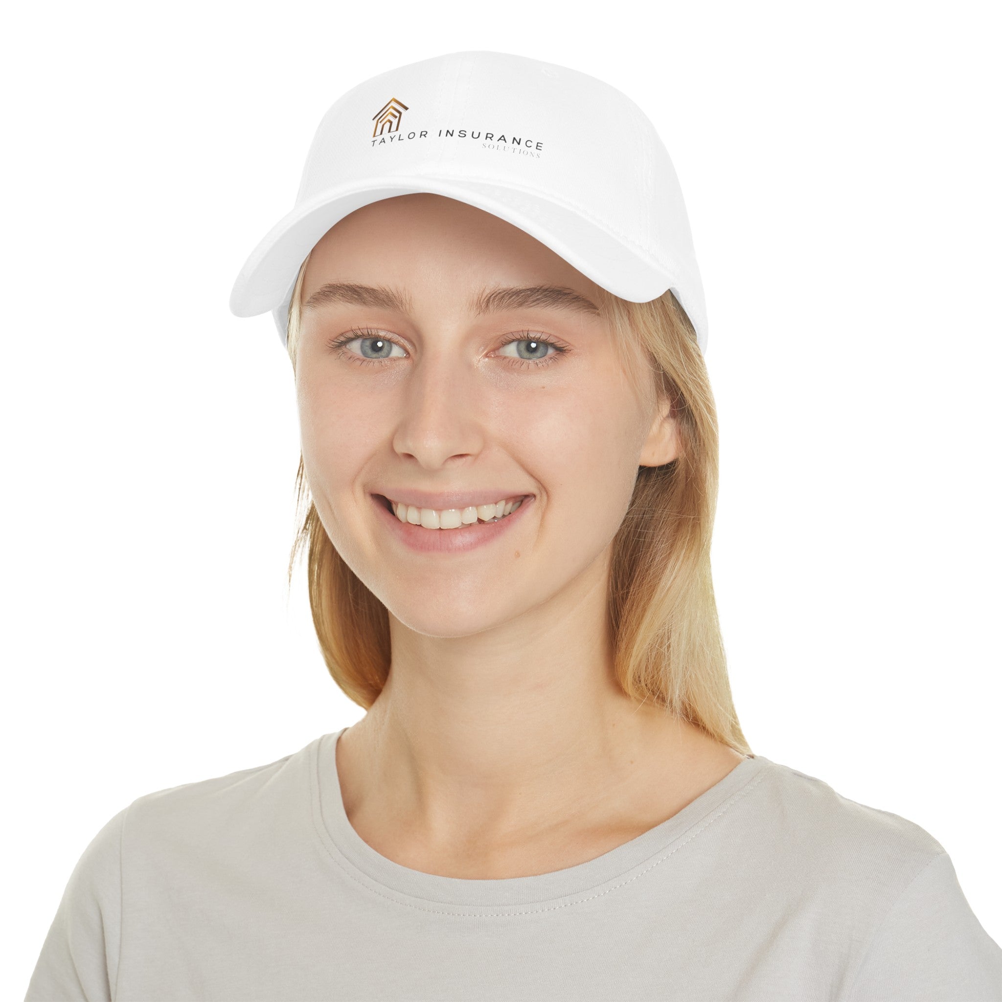Low Profile Baseball Cap Black Logo  - Monette Taylor