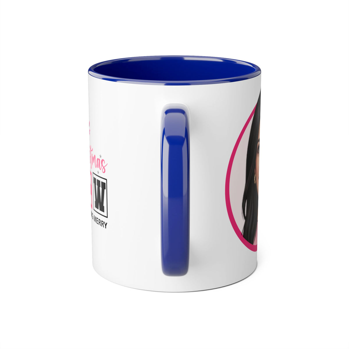 Rosa  Caricature Portrait Accent Mug — Search Perfect Caricature Christmas