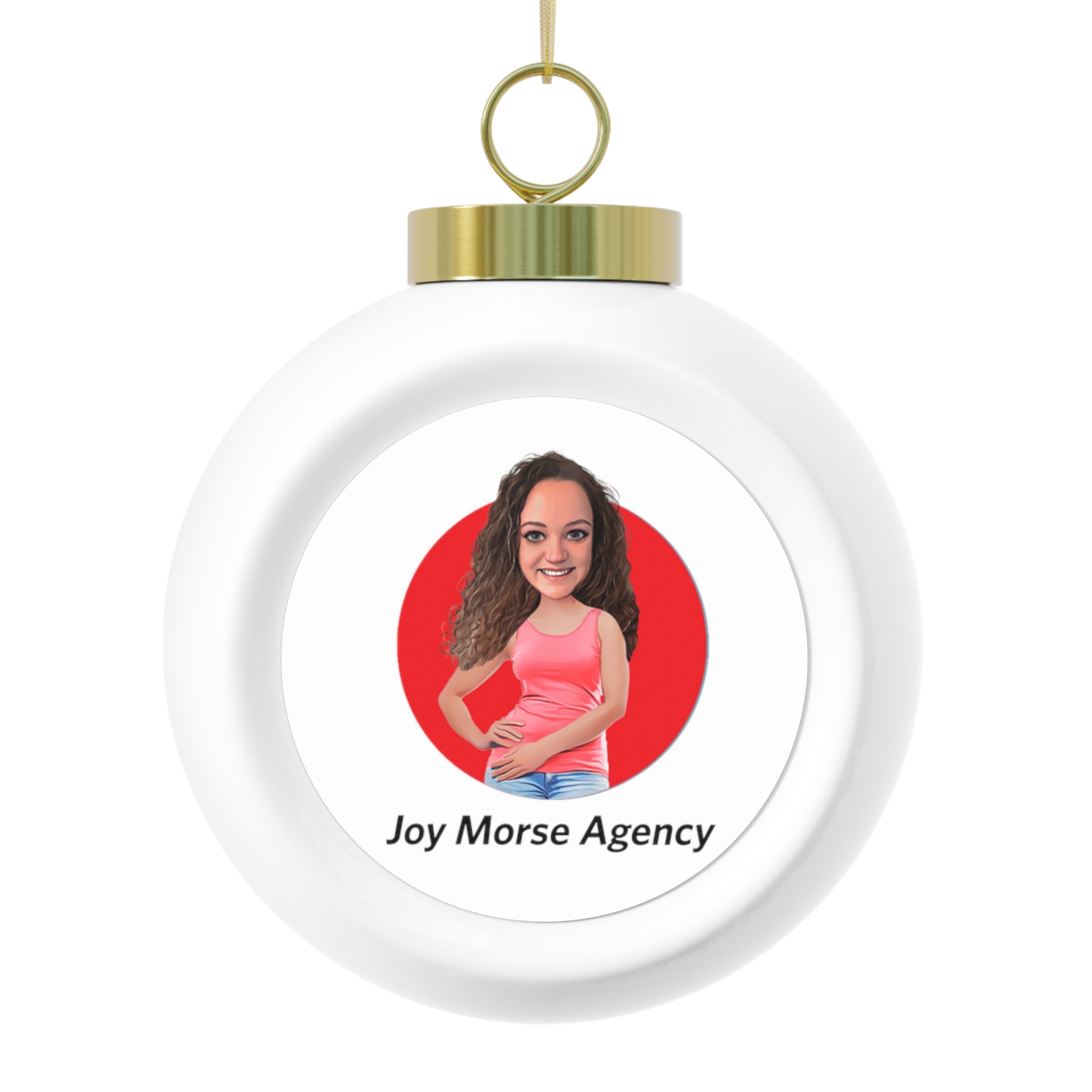 Joy Morse Agency Christmas Ball Ornament - Natalie