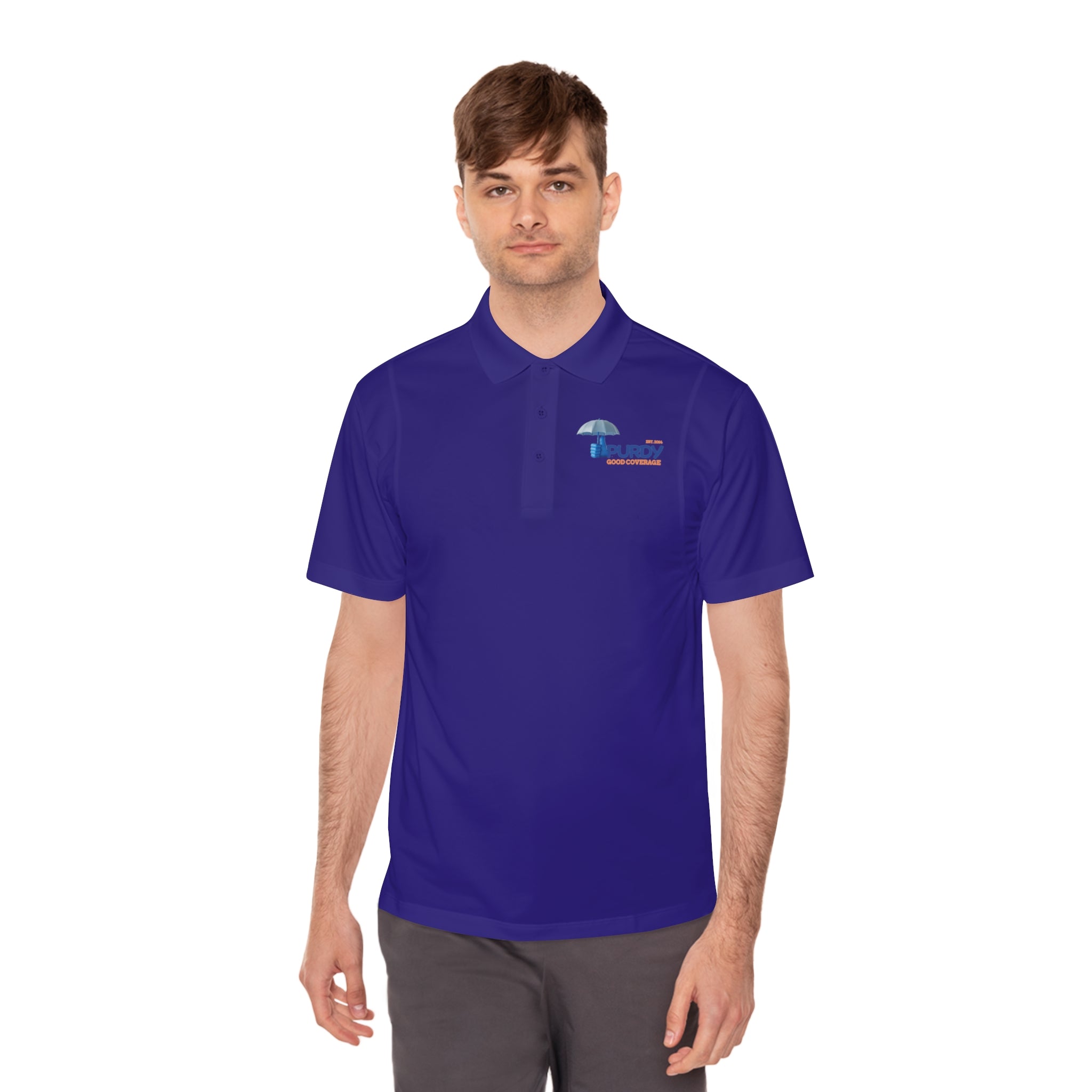 Men's Sport Polo Shirt - Kevin Purdy Logo