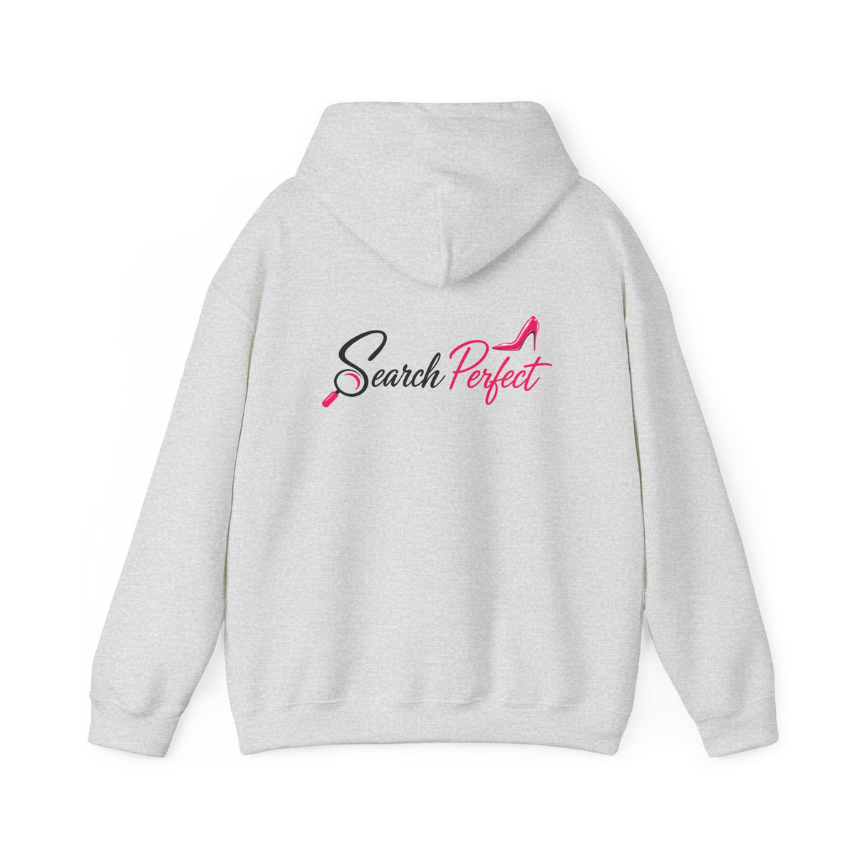 Santa Graphic Hoodie — "He Knows When You’re Not Ranking" SEO Funny Holiday Hoodie (Search Perfect Back)