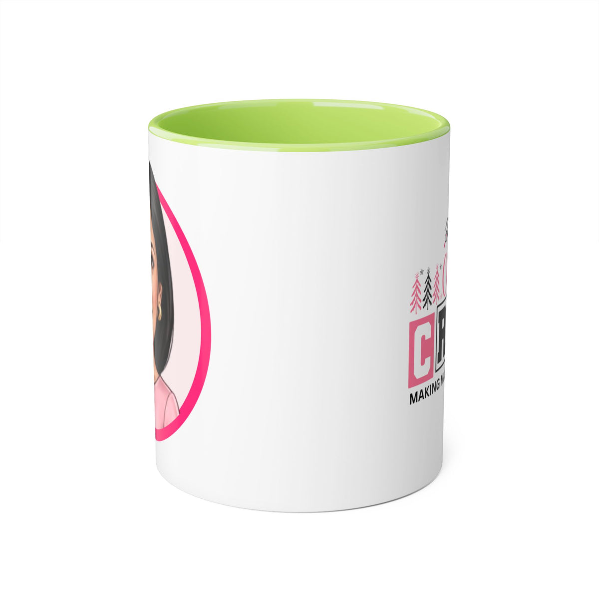 Rosa  Caricature Portrait Accent Mug — Search Perfect Caricature Christmas