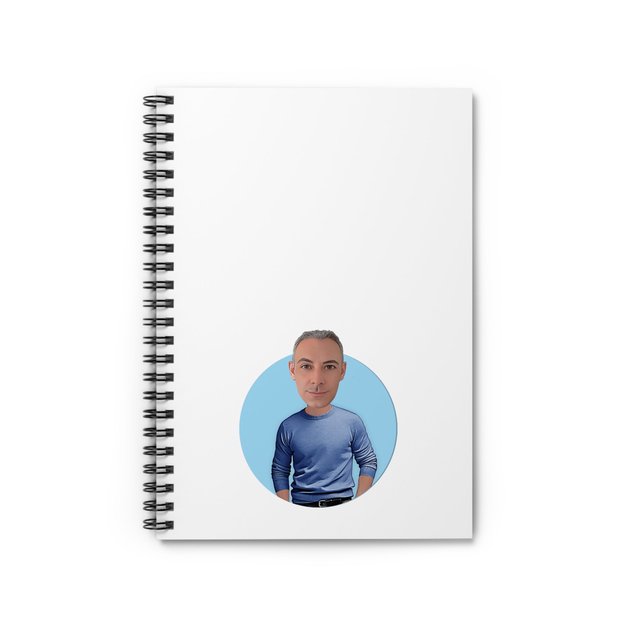 Kevin Purdy Agency  Caricature Spiral Notebook - Adam