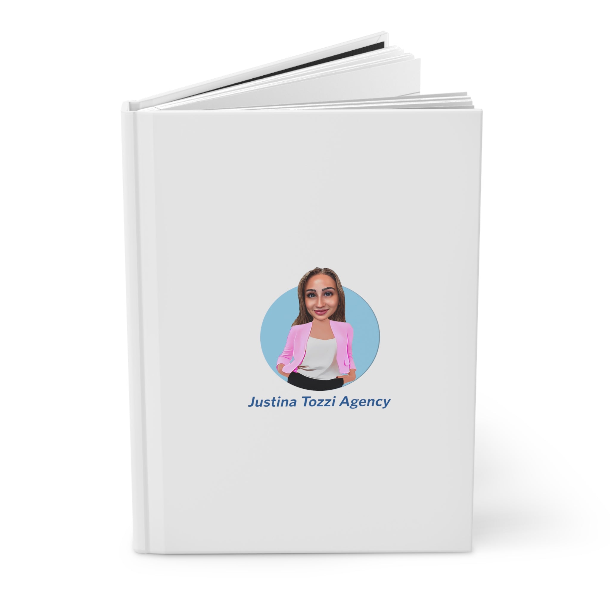 Justina Tozzi Agency Caricature Hardcover Journal Matte - Amanda